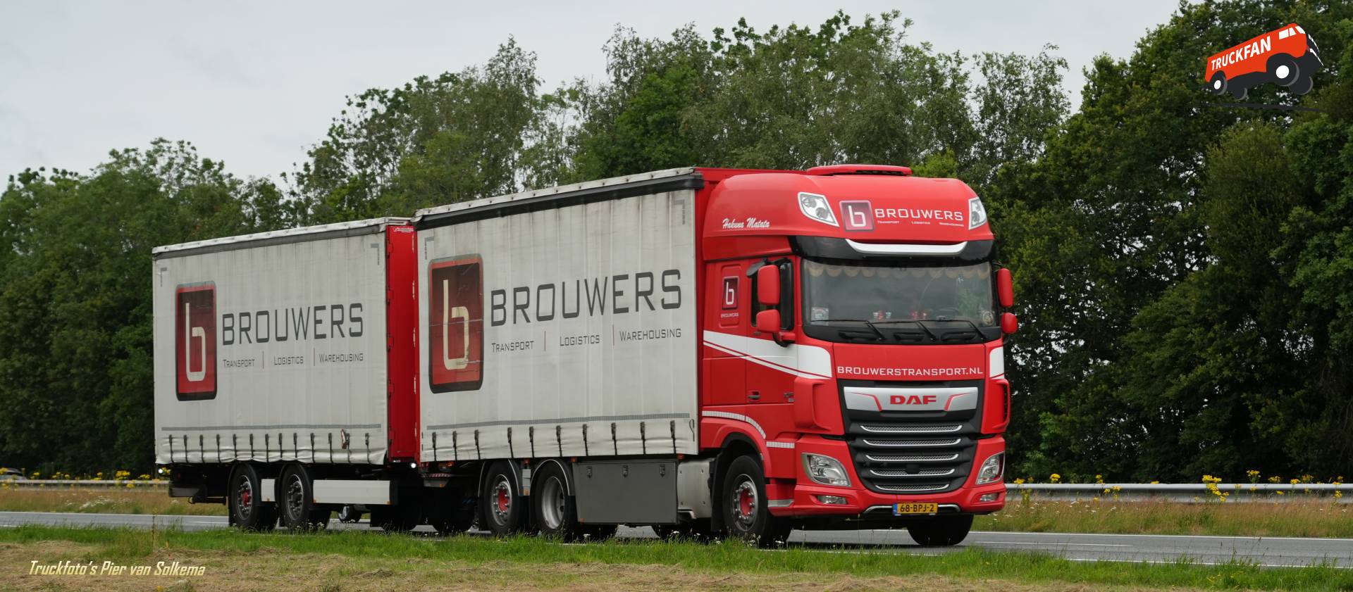 DAF XF Truck on A7 Drachten