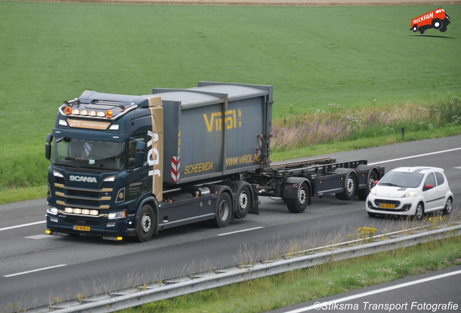 Scania R540 truck of JDV