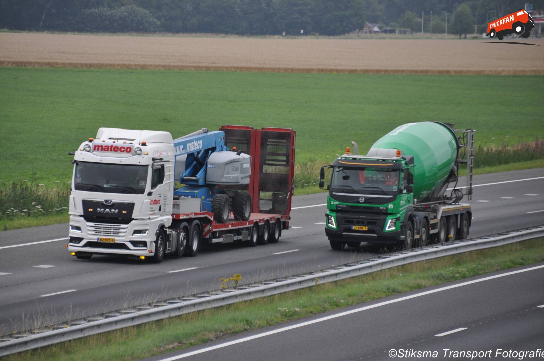 MAN TGX en Volvo FMX vrachtwagens bij Mateco