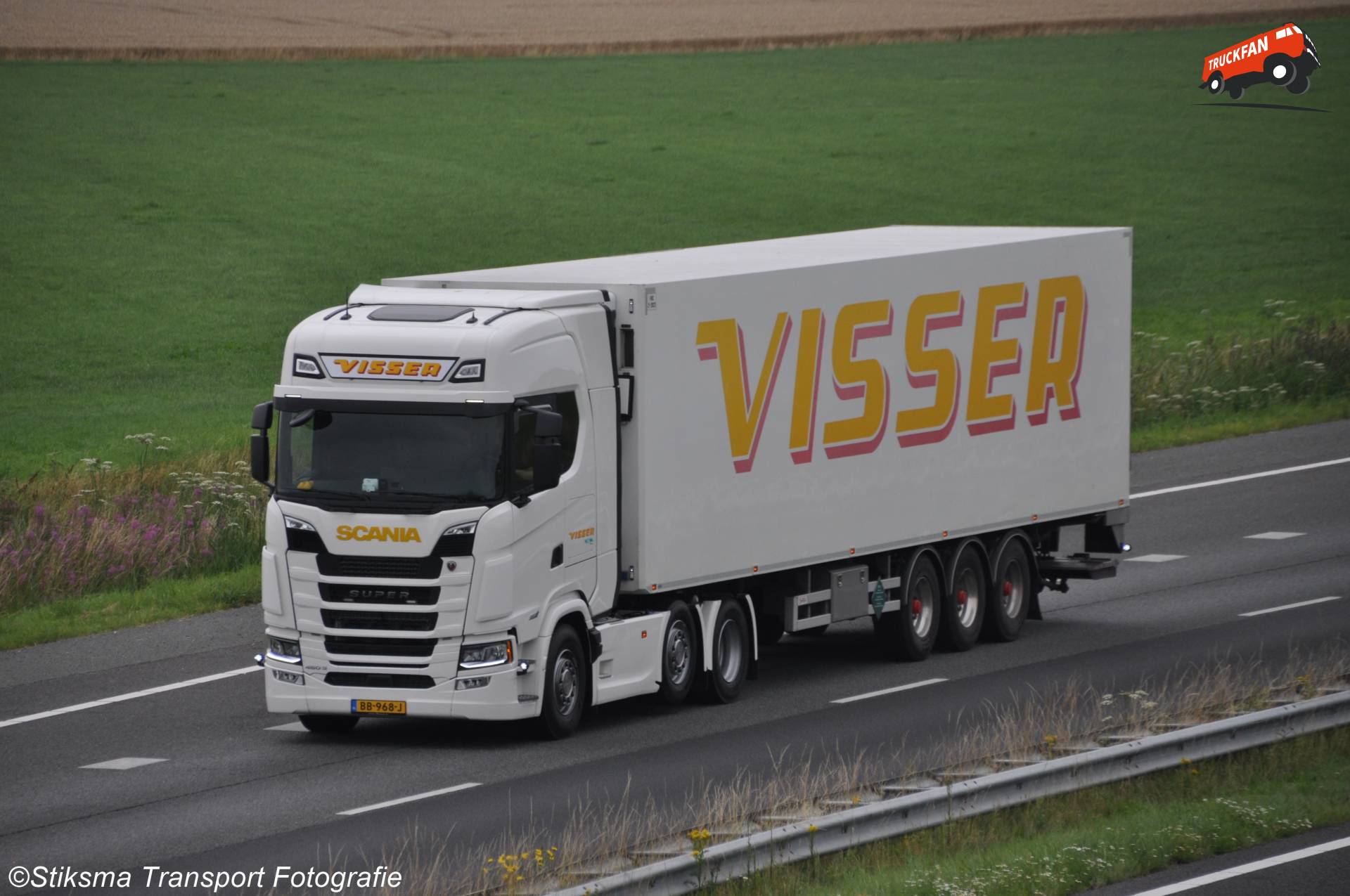 Scania S460 koel/vries transport Visser Lauwersoog