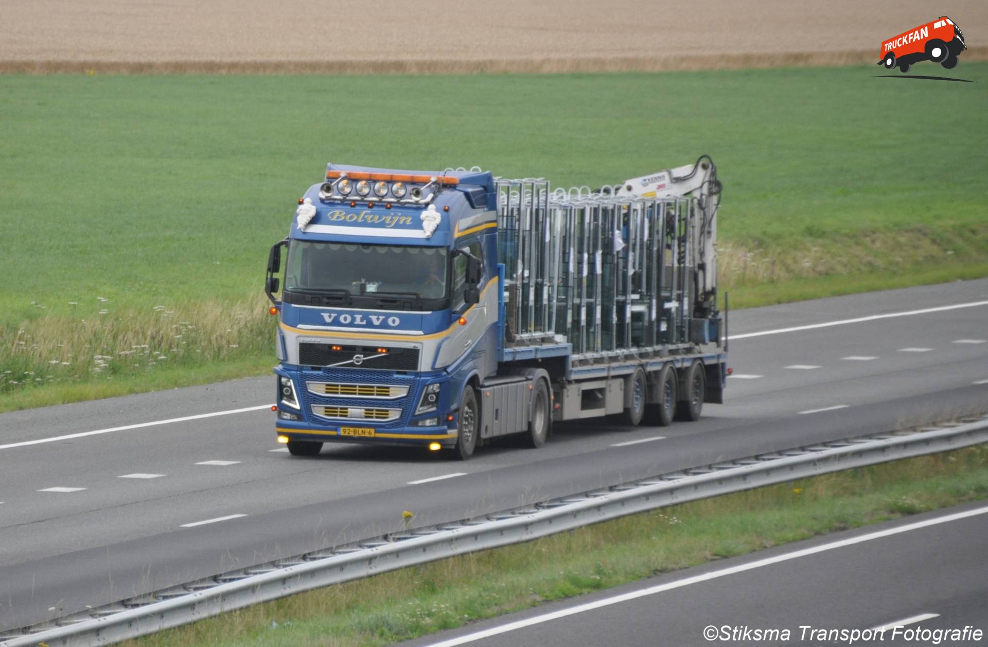 Bolwijn glas transport Volvo FH