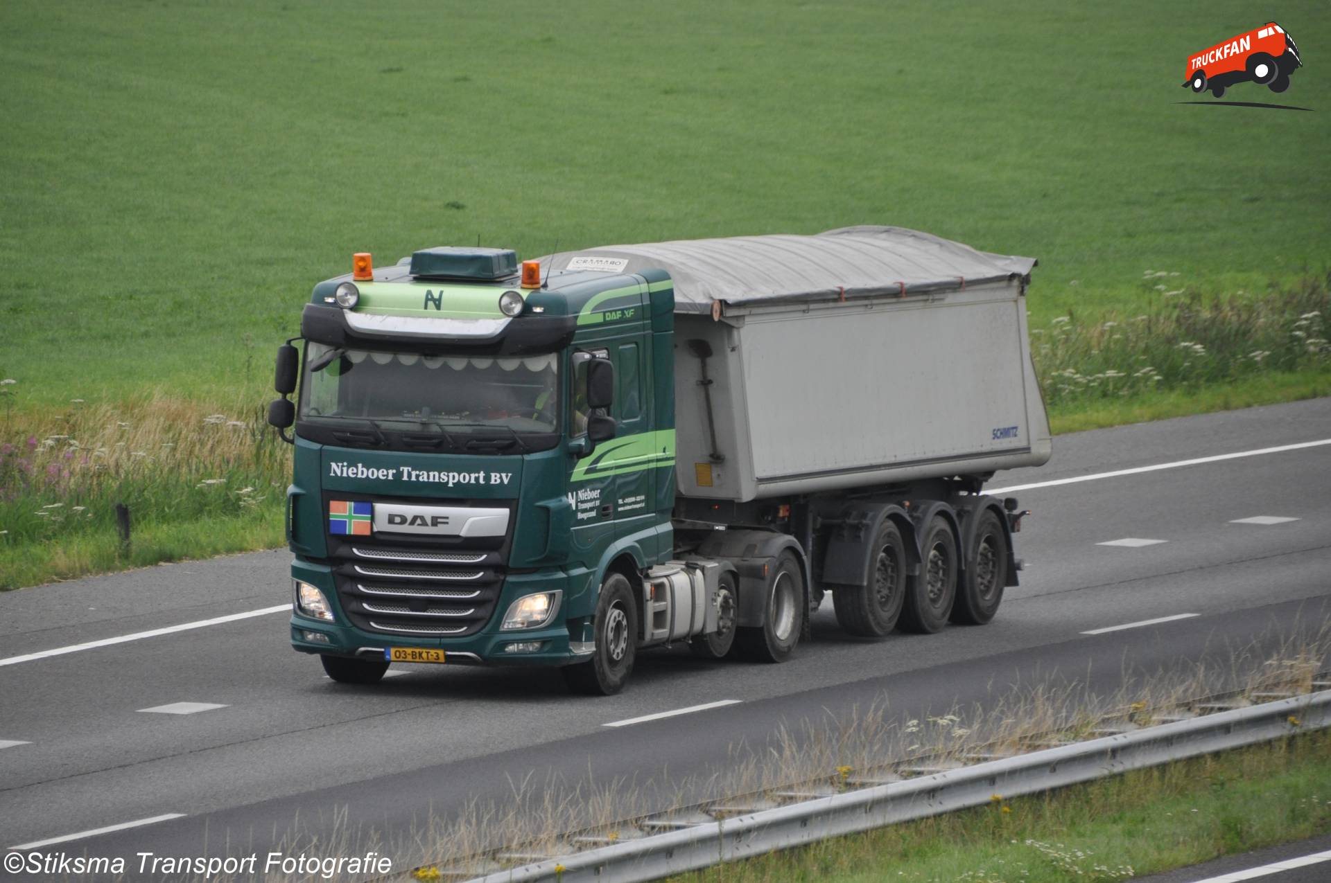 DAF XF Euro 6 vrachtwagen van Nieboer Transport