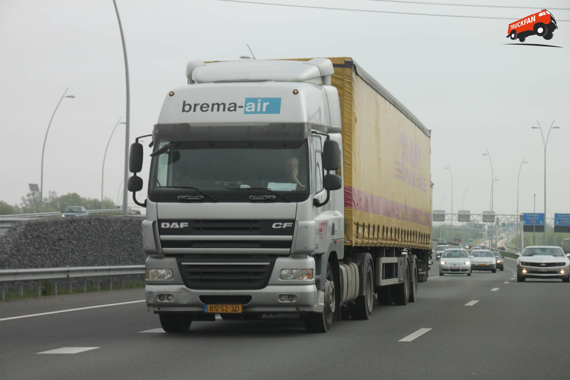 DAF CF85 truck owned by Brema-Air
