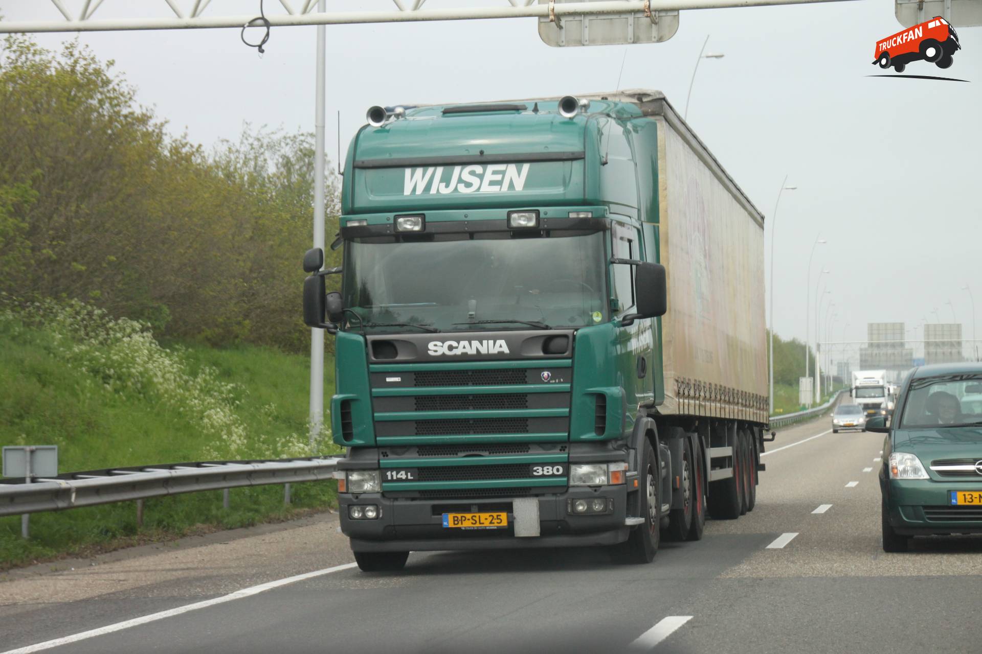 Scania 114 truck owned by Wijsen