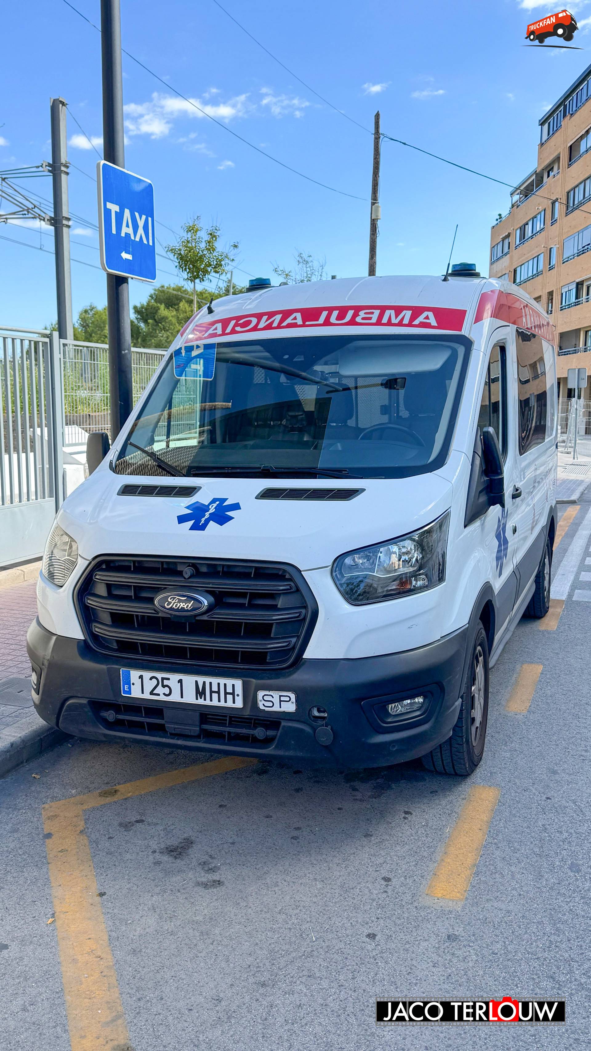Ford Transit ambulance in Benidorm