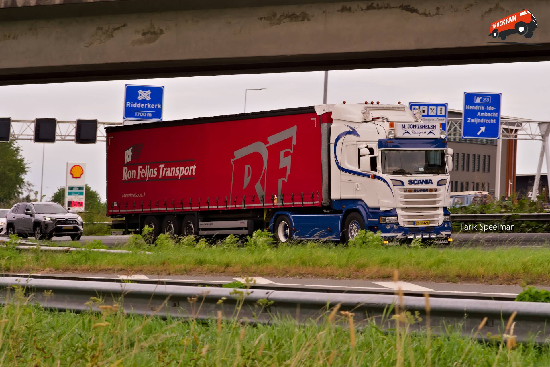 Scania R450 vrachtwagen met kenteken 20-BFG-4