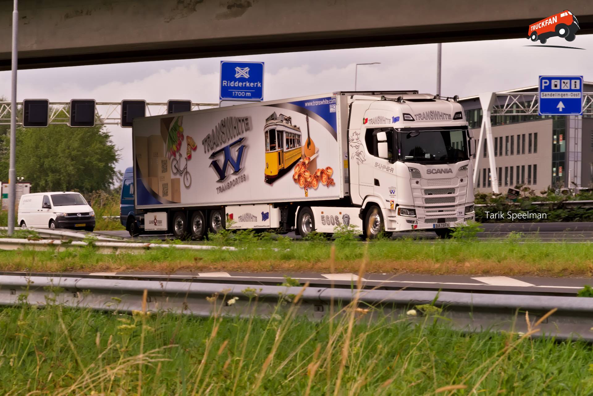 Scania 580S vrachtwagen met kenteken BA72FH