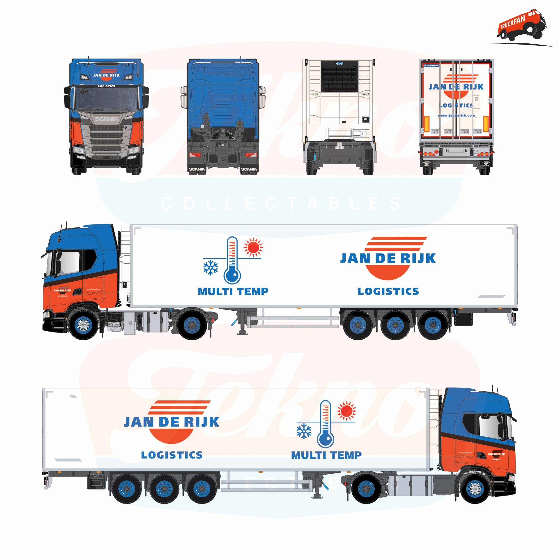 Nieuw Tekno 1:50 model van Scania 420S