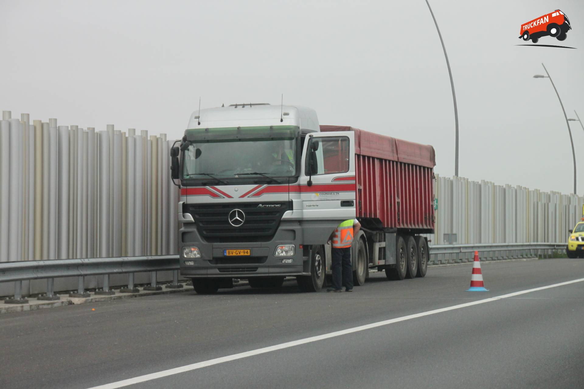 Mercedes-Benz Actros truck owned by Coumans