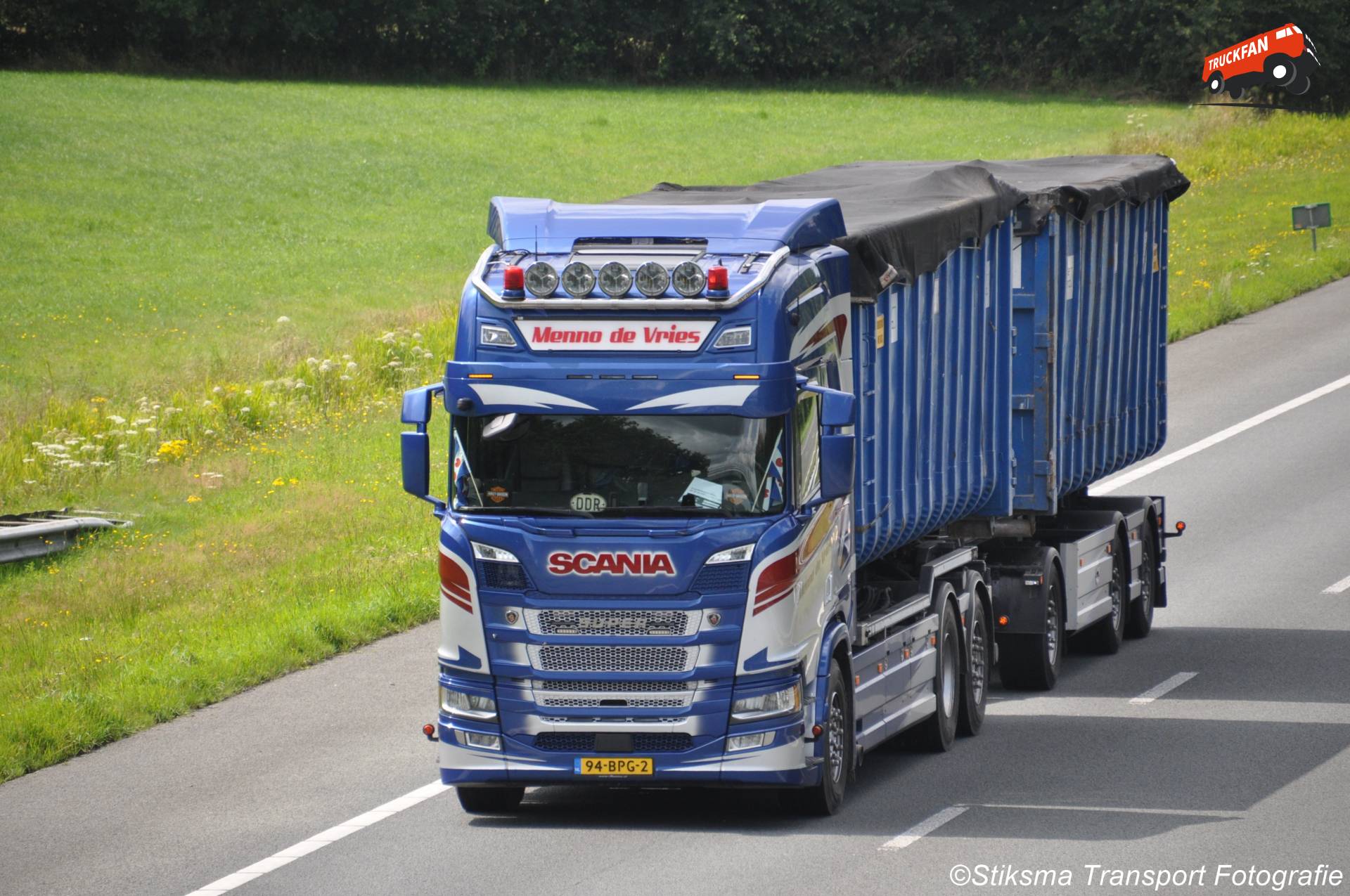 Scania S-serie vrachtwagen van Menno de Vries
