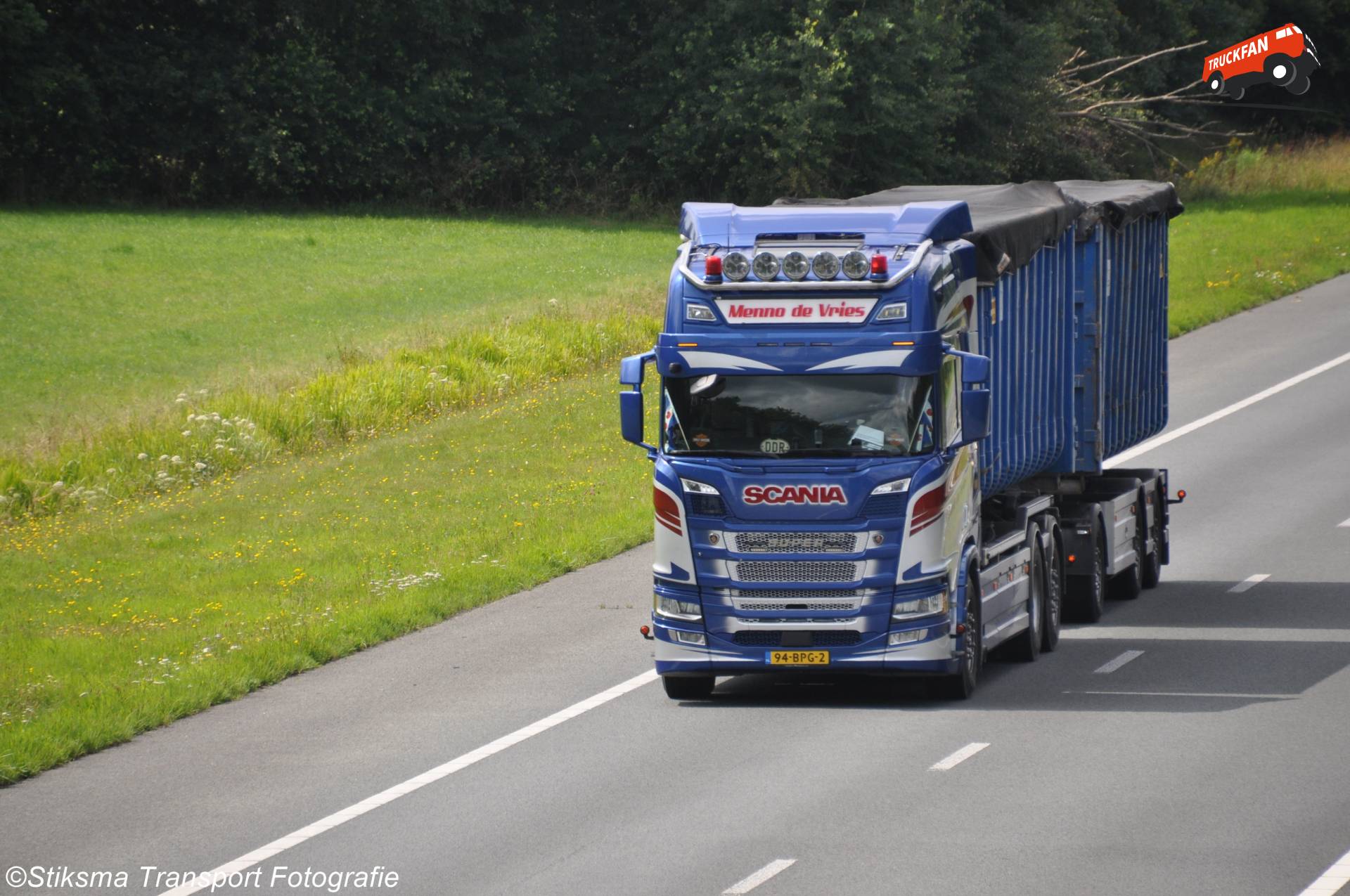 Scania S-serie vrachtwagen van Menno de Vries
