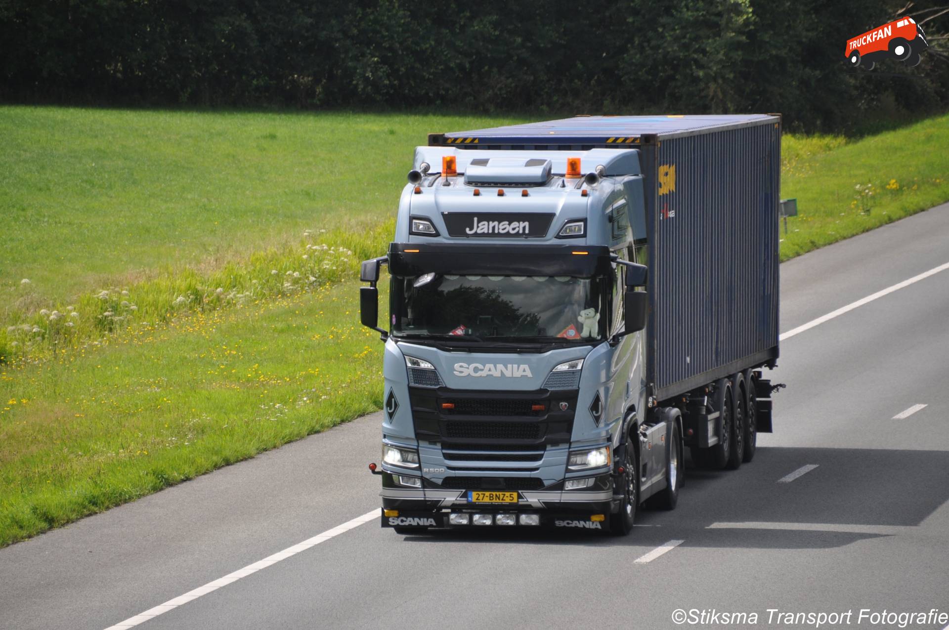 Scania R500 vrachtwagen van Jansen