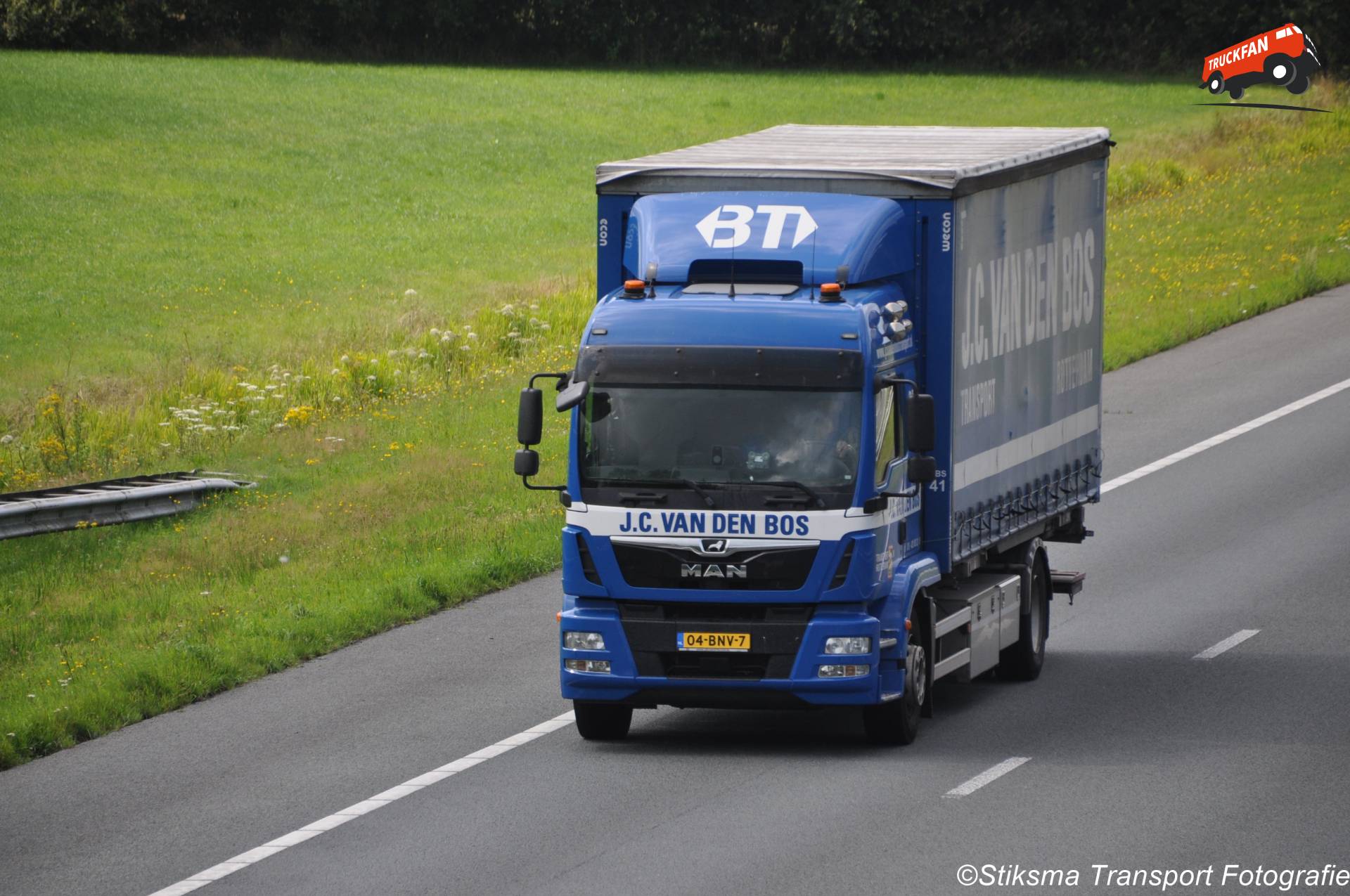 MAN TGM vrachtwagen van J.C. van Den Bos