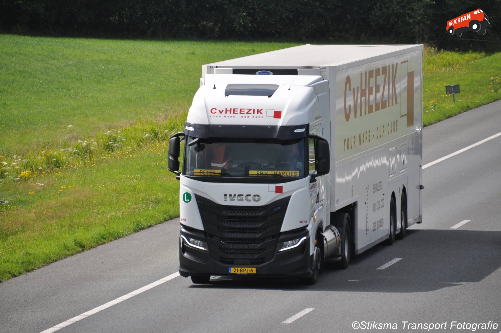 Iveco Stralis vrachtwagen van C. v. Heezink
