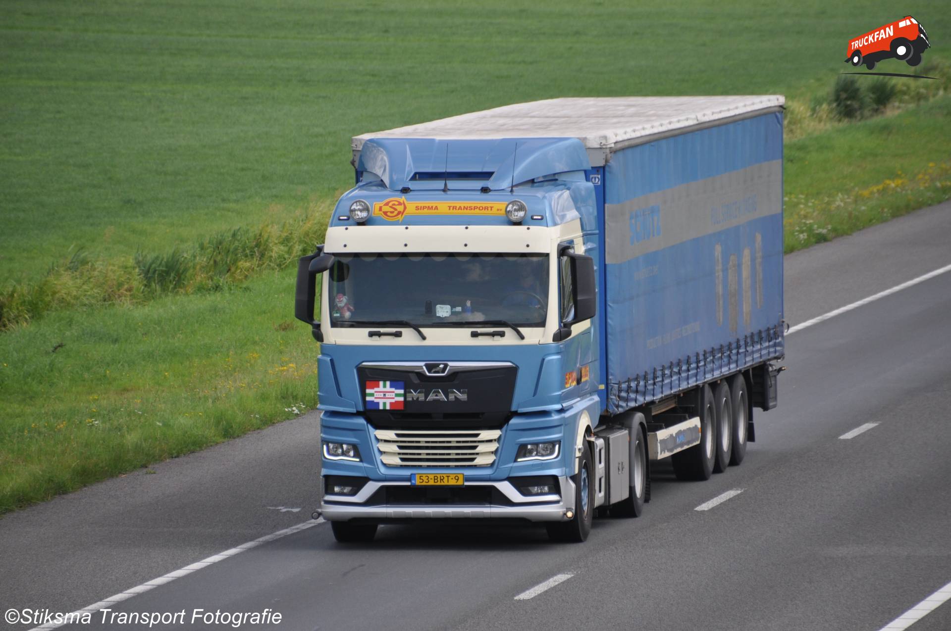 MAN TGX vrachtwagen van Sipma Transport