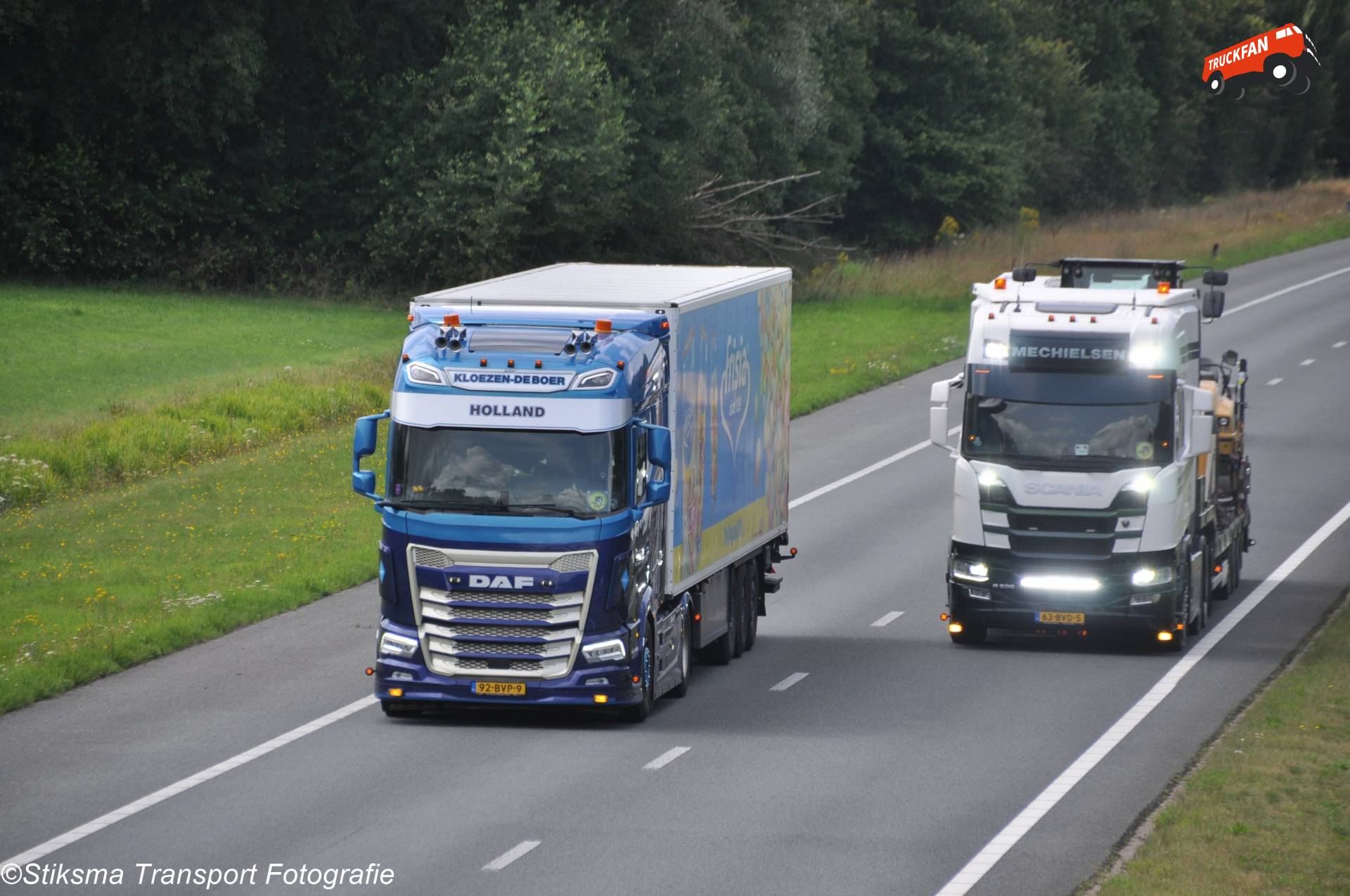 DAF XG en Scania R500 Koel/Vries Transport