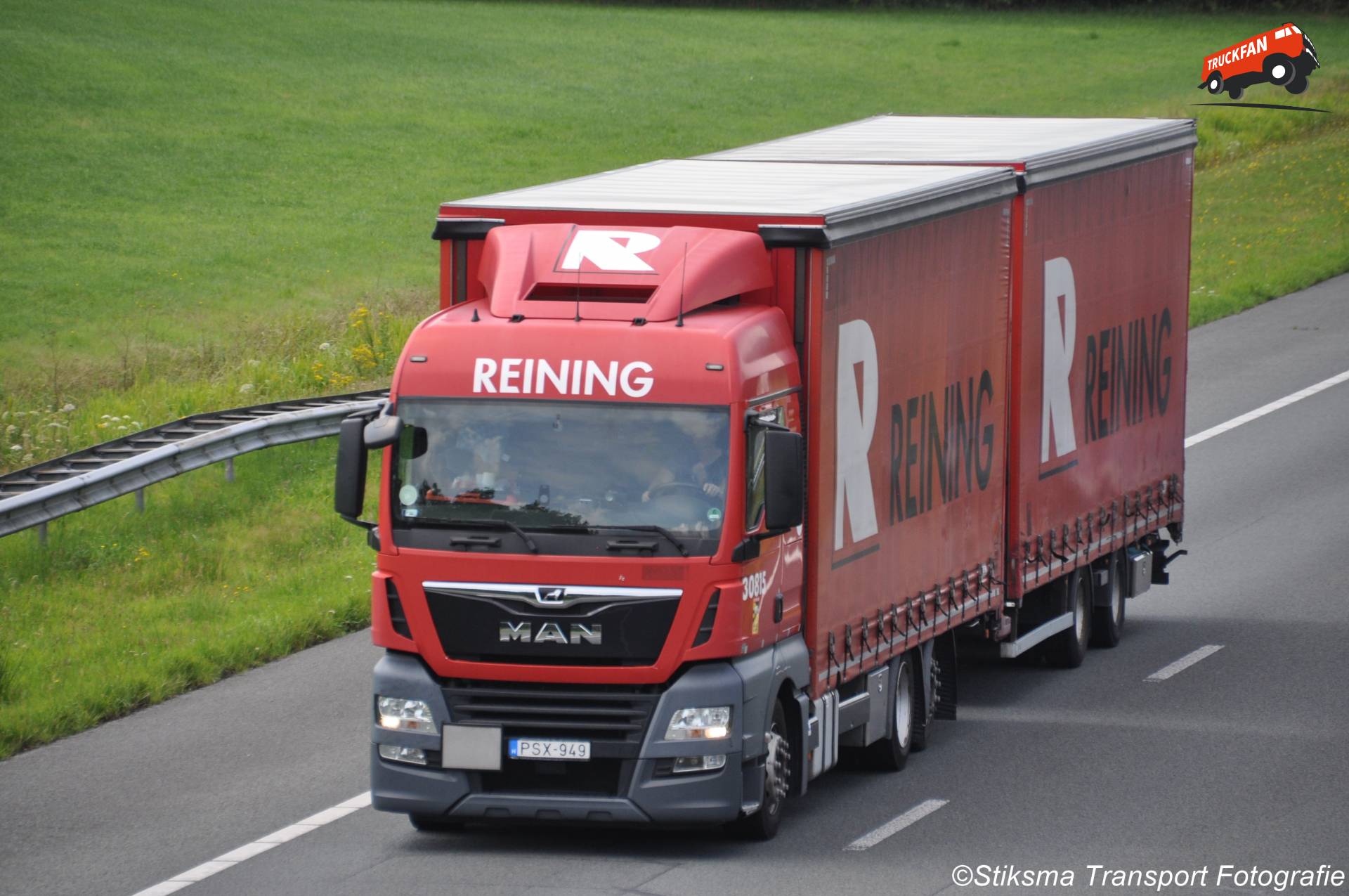 MAN TGX vrachtwagen van Reining Transport