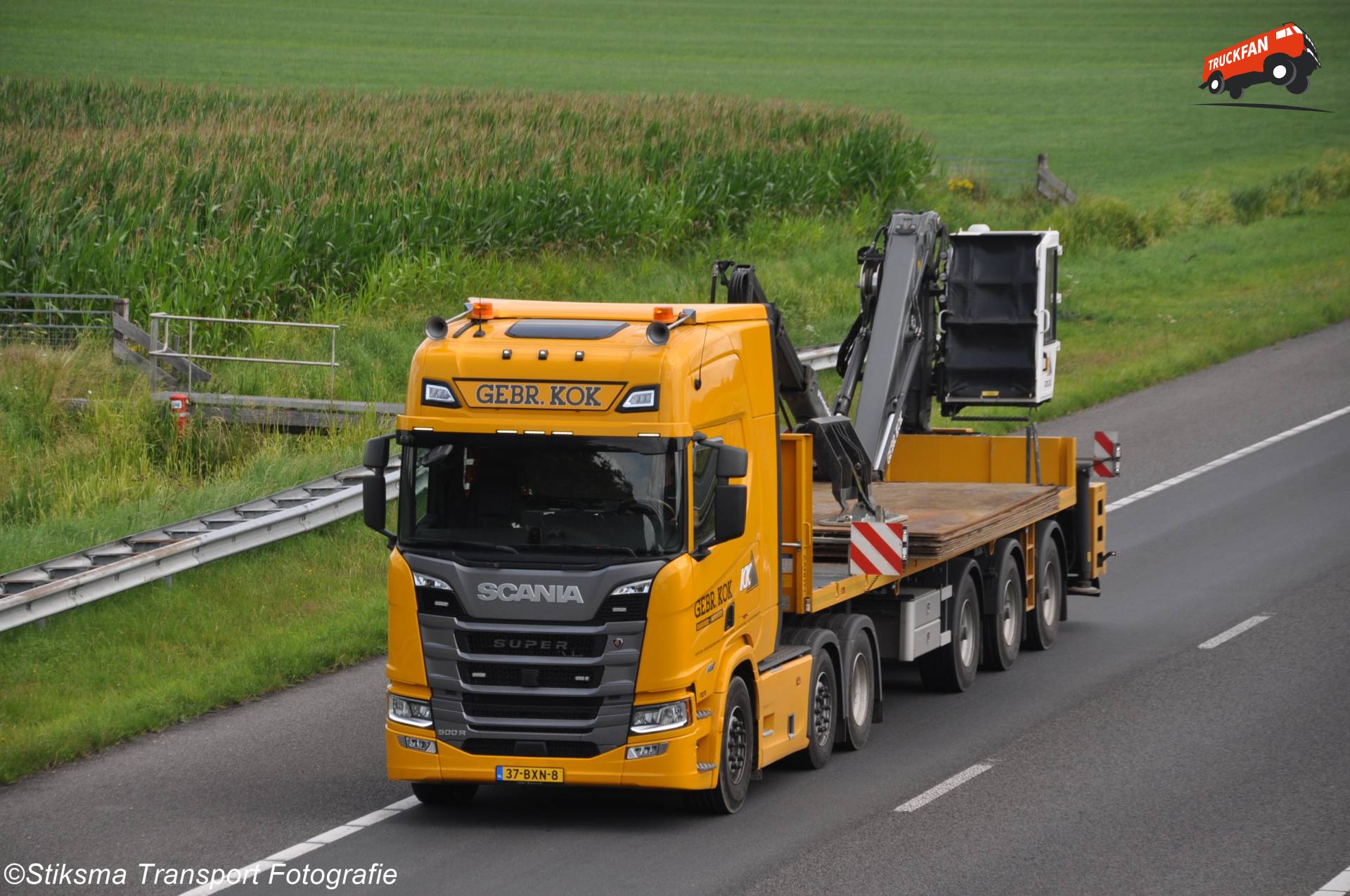 Scania R500 vrachtwagen van Gebr. Kok