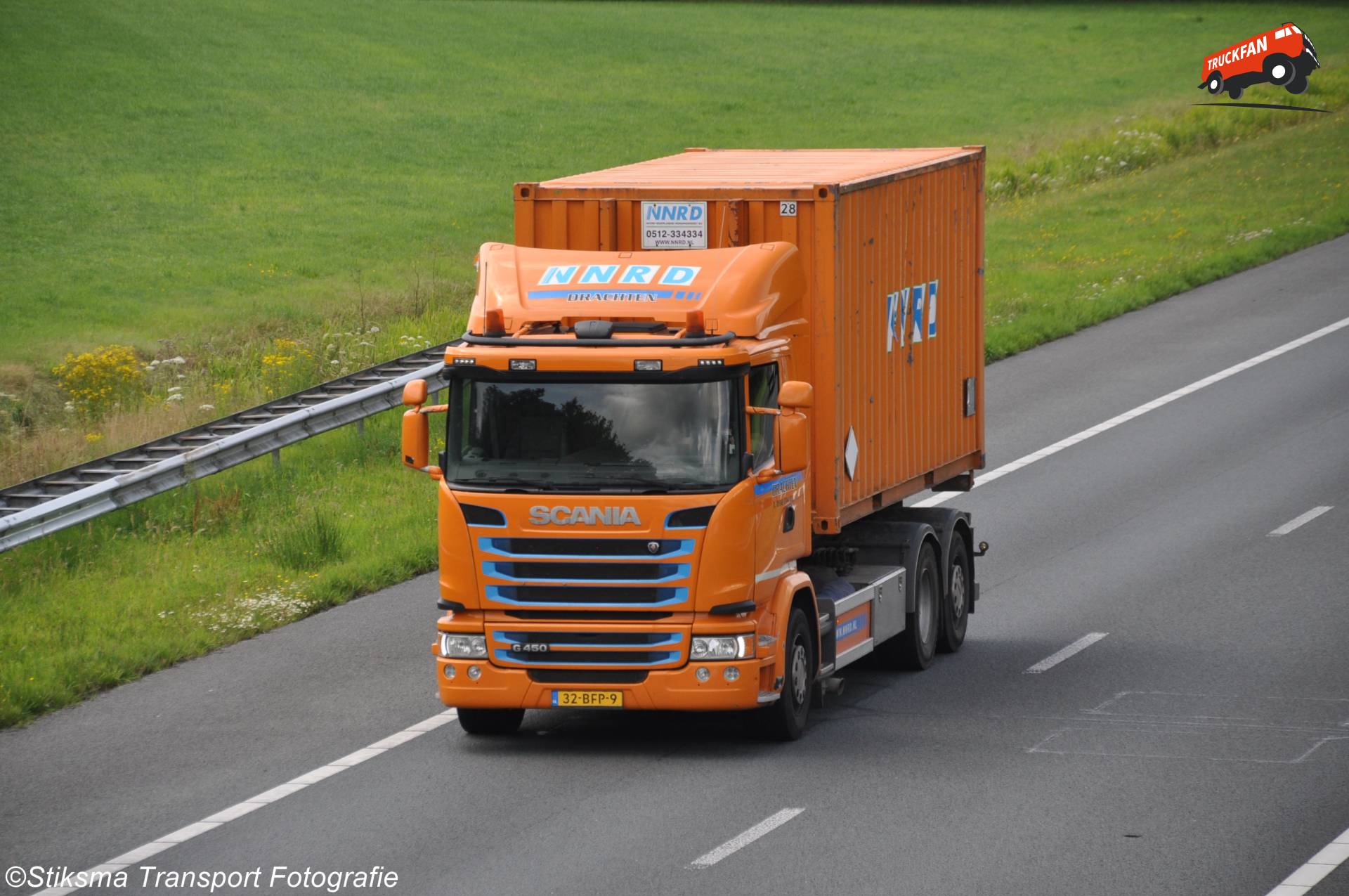 Scania G450 vrachtwagen van NNRD