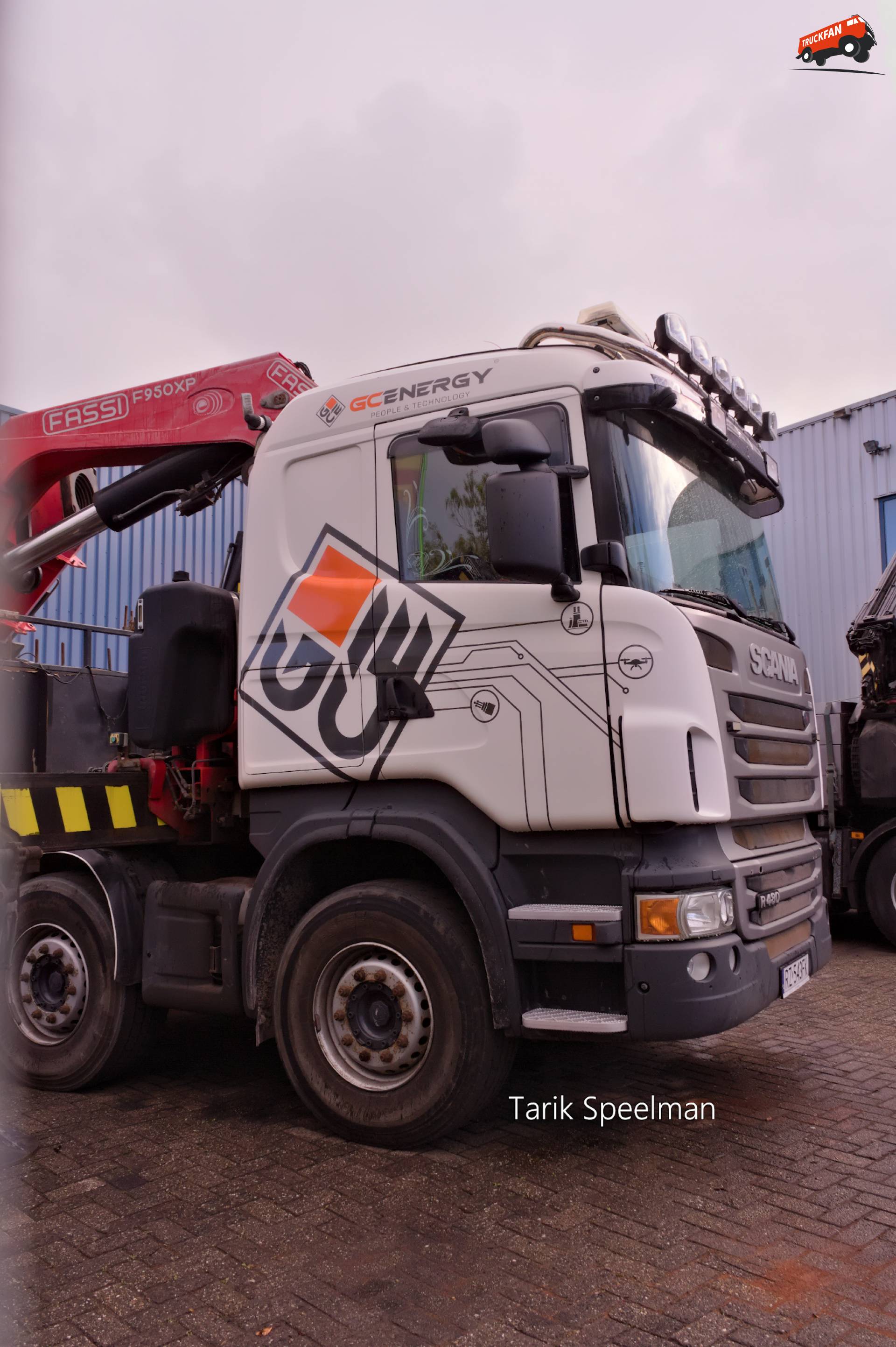 Scania R480 vrachtwagen met Pools kenteken RZ 543FK