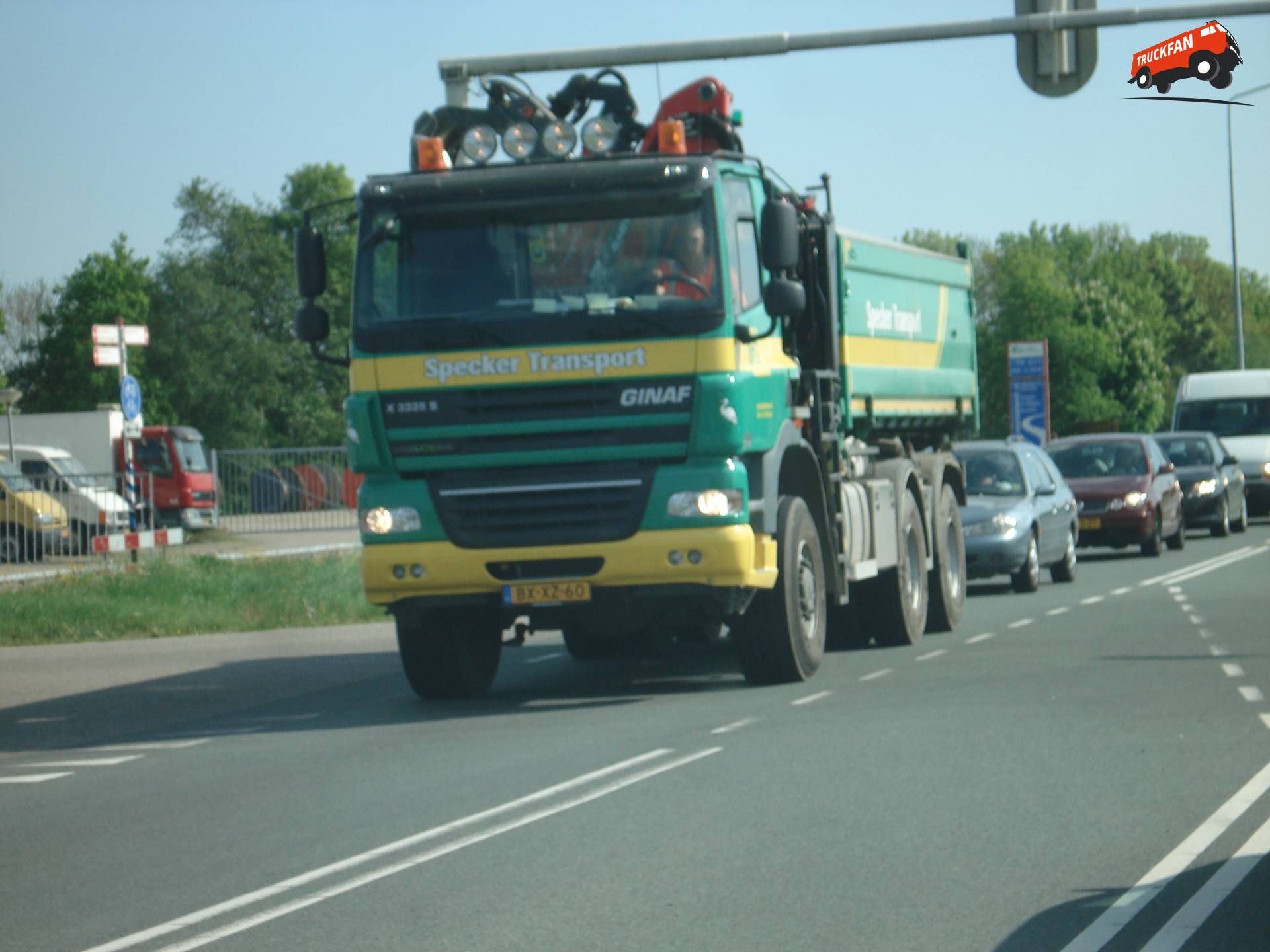 GINAF X3335-S truck from Specker Transport