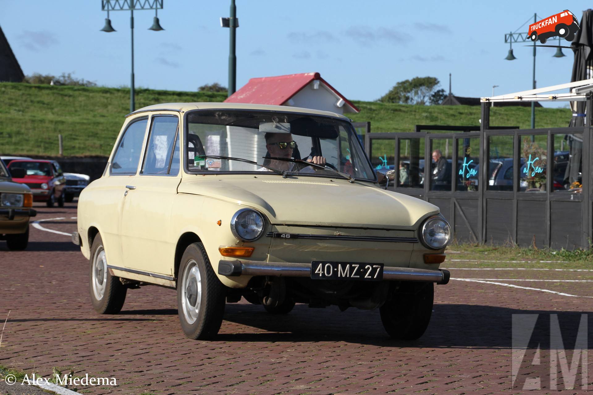 DAF 46 uit 1976 bij Meet and Greet Oldtimers Texel