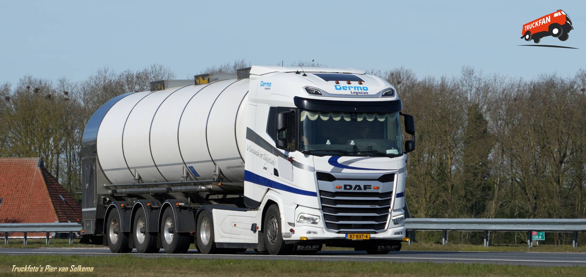 DAF XG truck on A7 Joure
