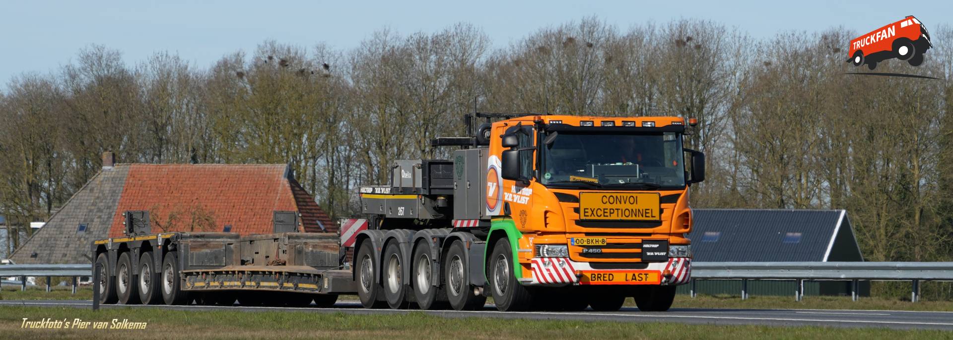 Scania P450 vrachtwagen van Holtrop van der Vlist