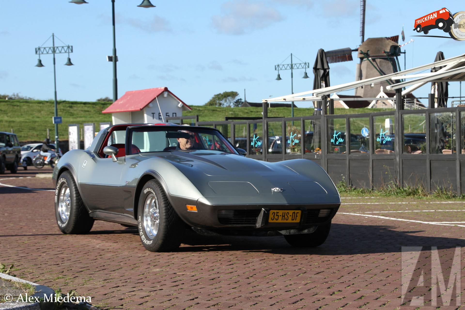 Chevrolet Corvette 1978 bij Meet and Greet Oldtimers Texel
