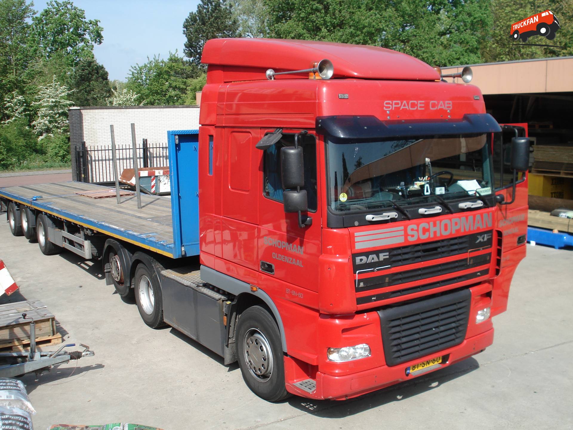 DAF XF95 truck owned by Schopman