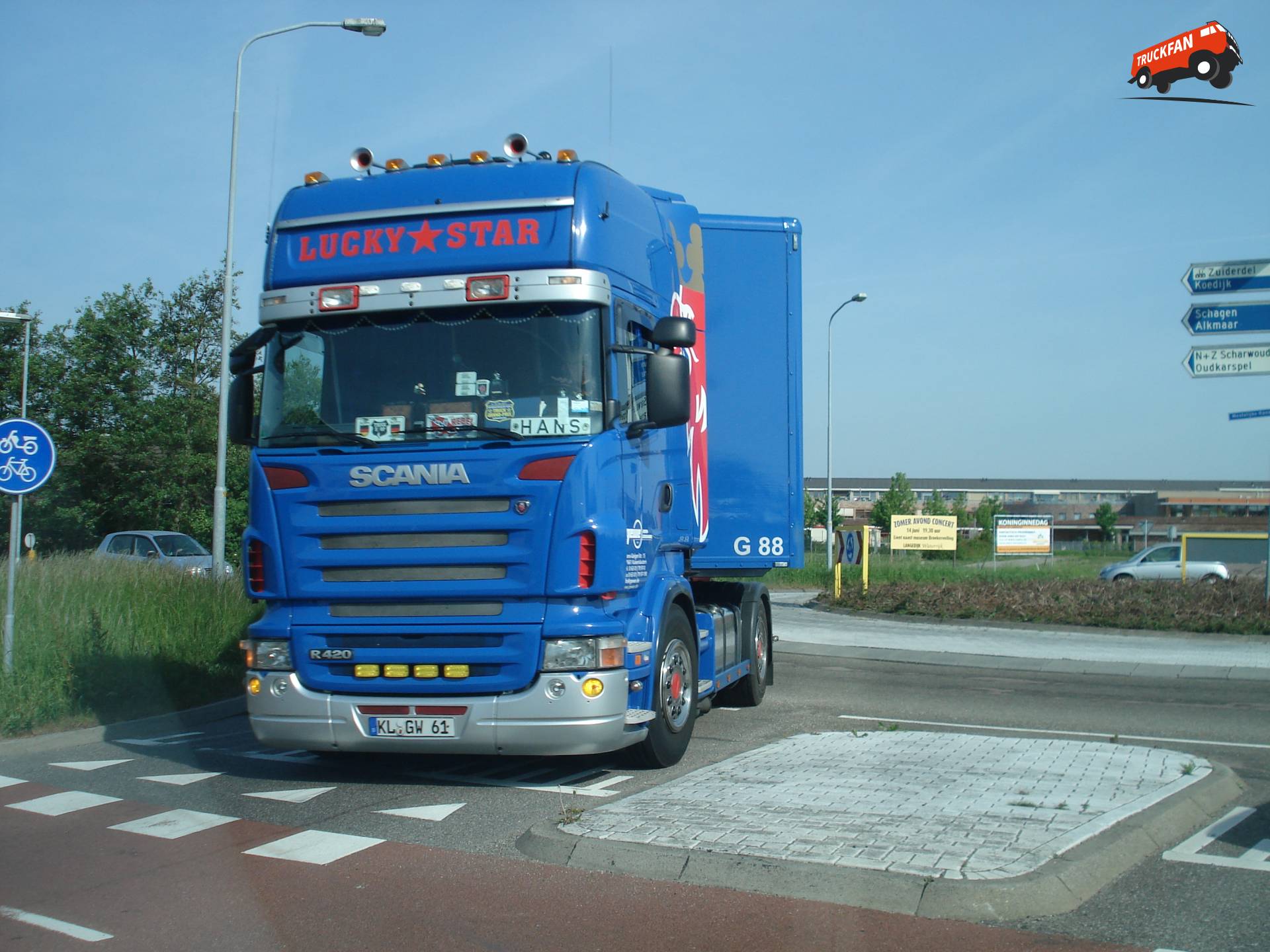 Scania R420 vrachtwagen