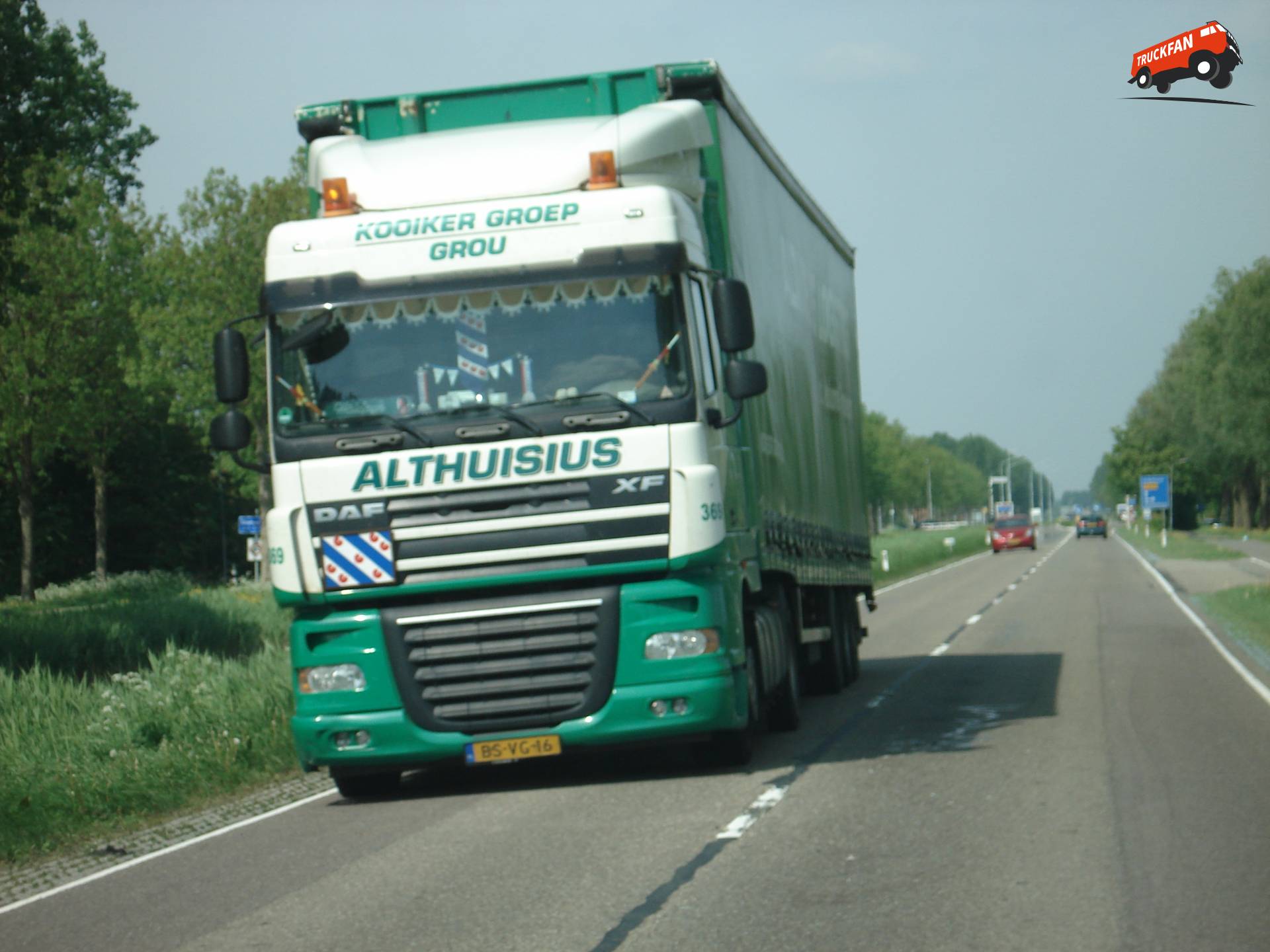 DAF XF105 truck owned by Althuisius