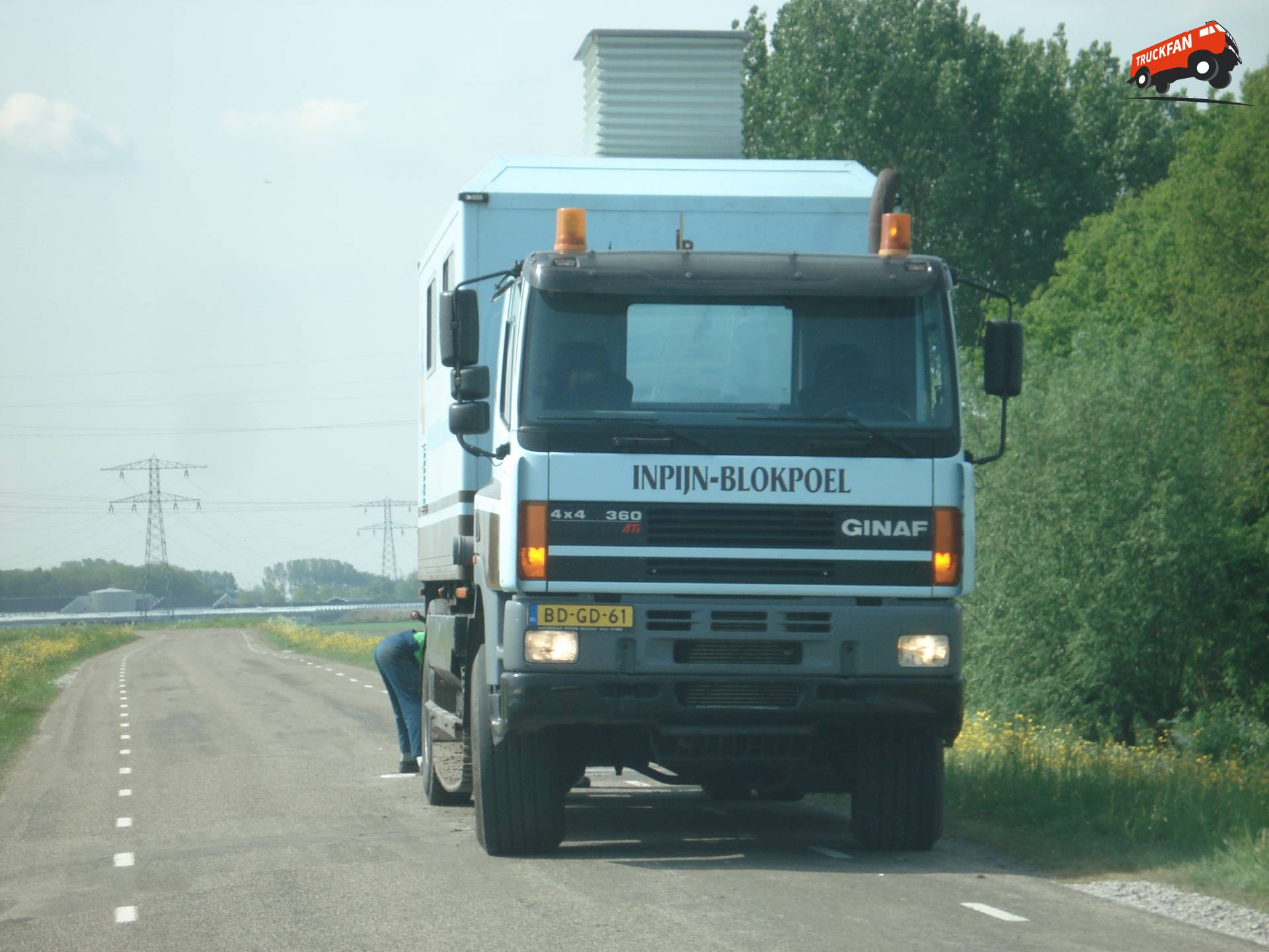 GINAF vrachtwagen van Inpijn-Blokpoel