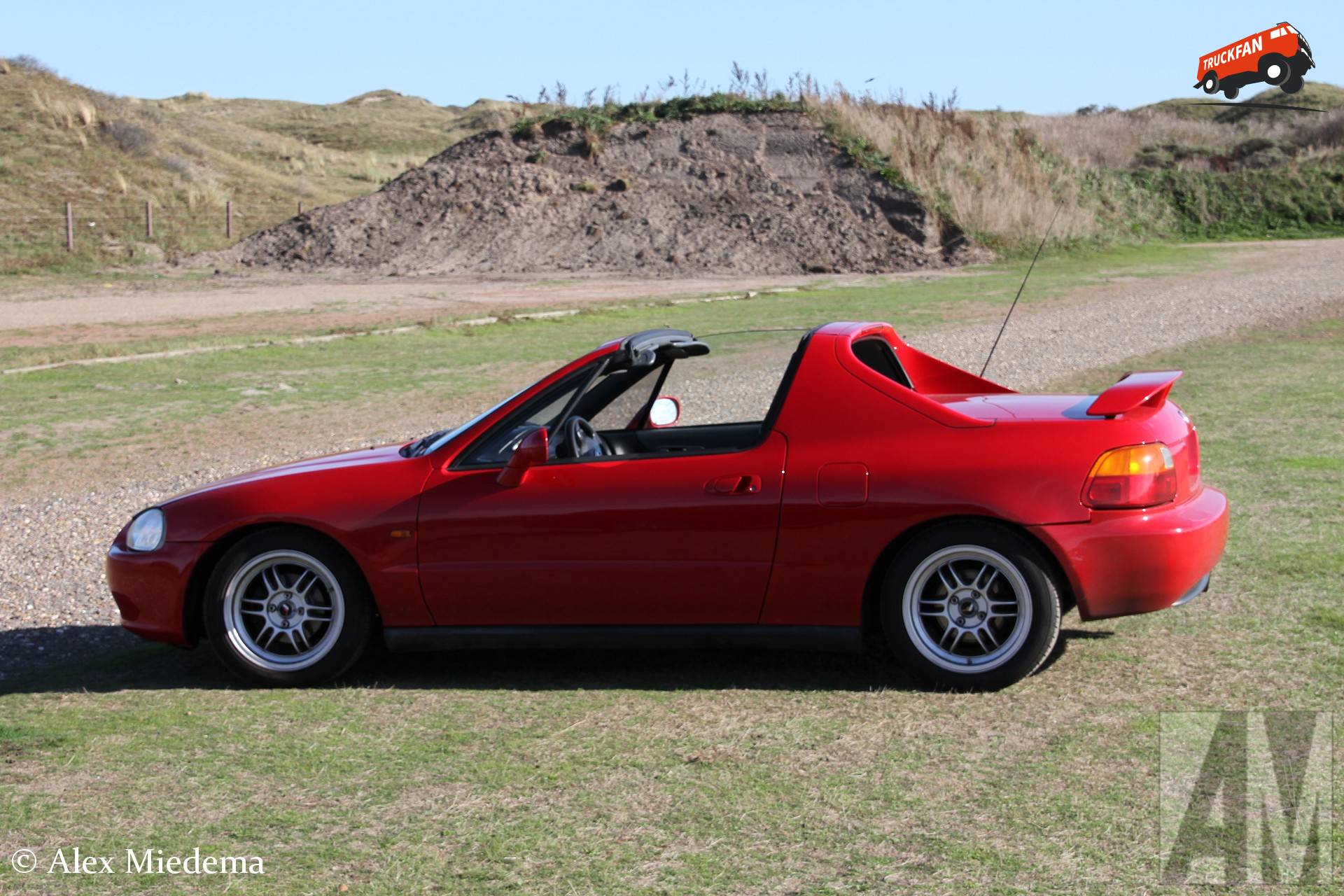 Honda CRX Del Sol op Texel