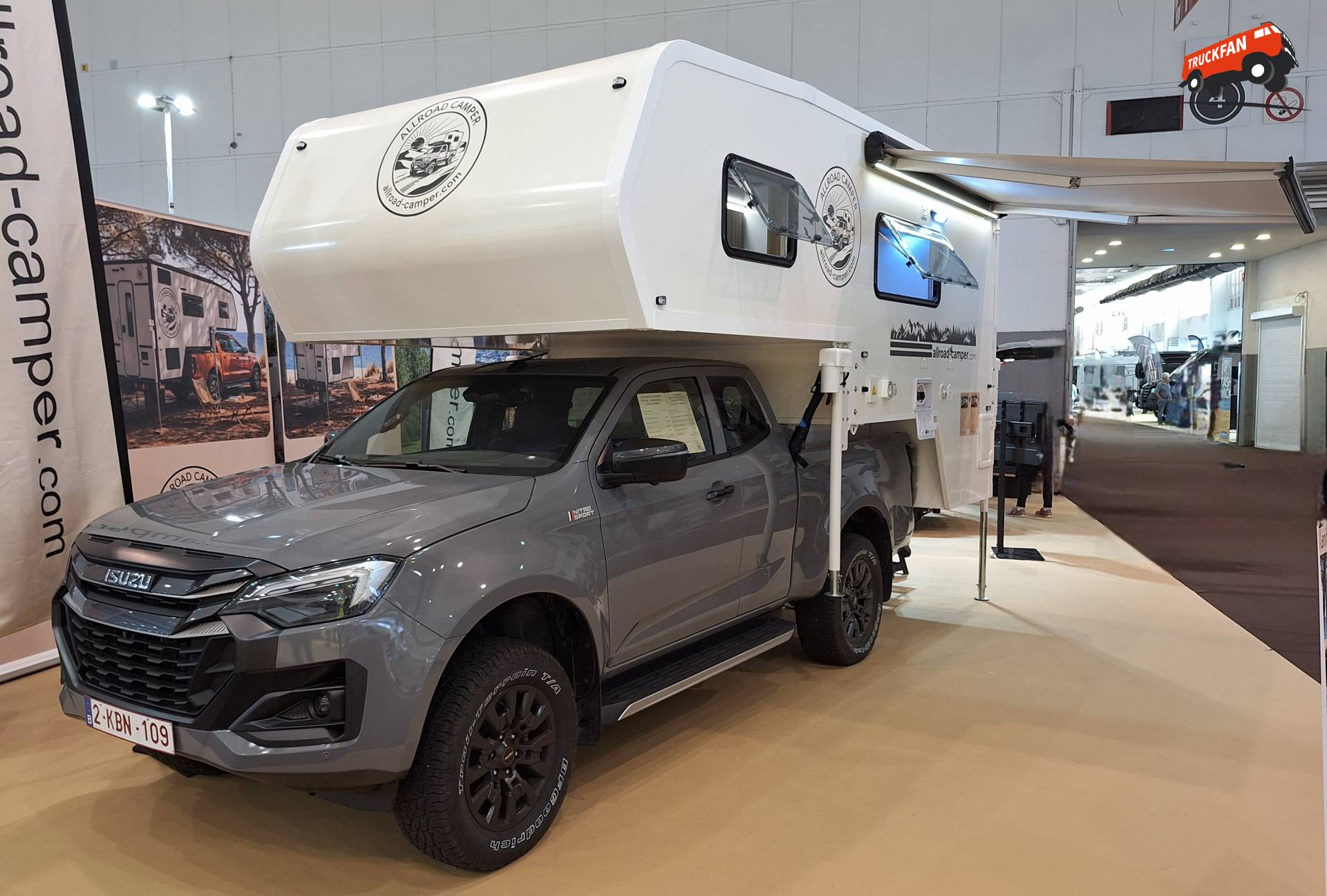 Isuzu D-Max met camperopbouw op Mobicar