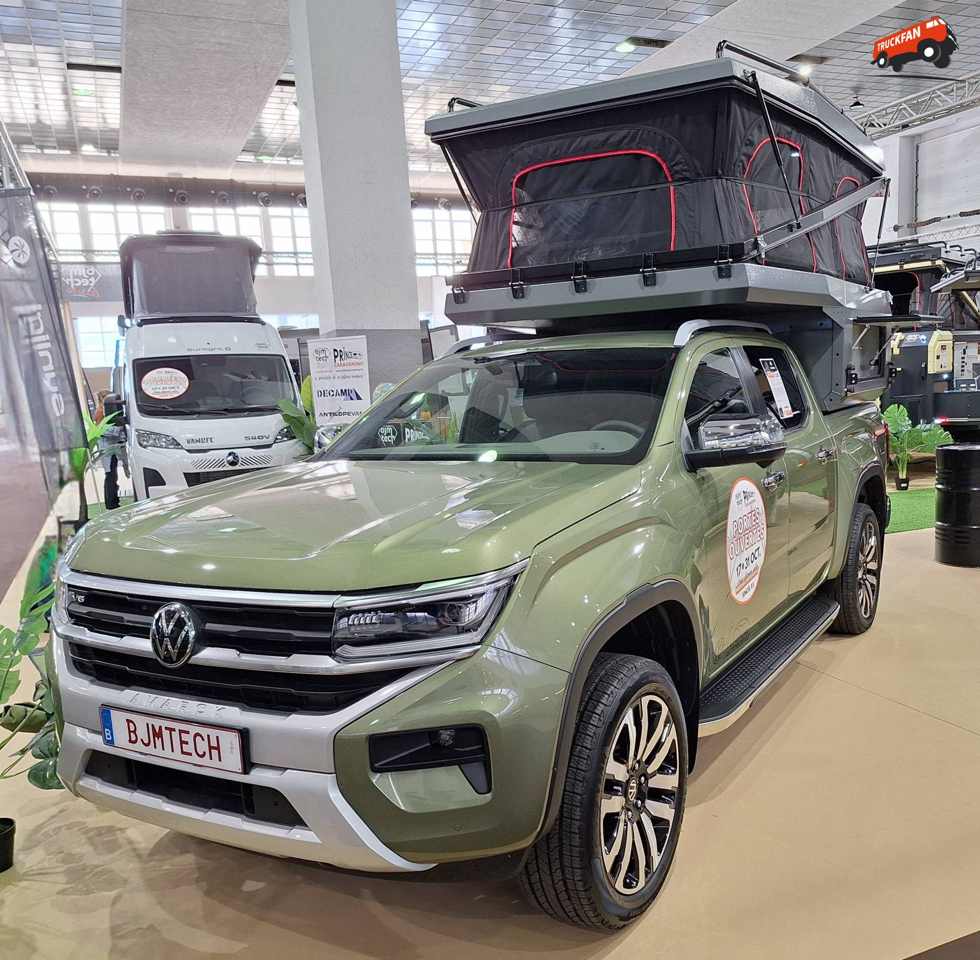 Volkswagen Amarok met camperopbouw op Mobicar