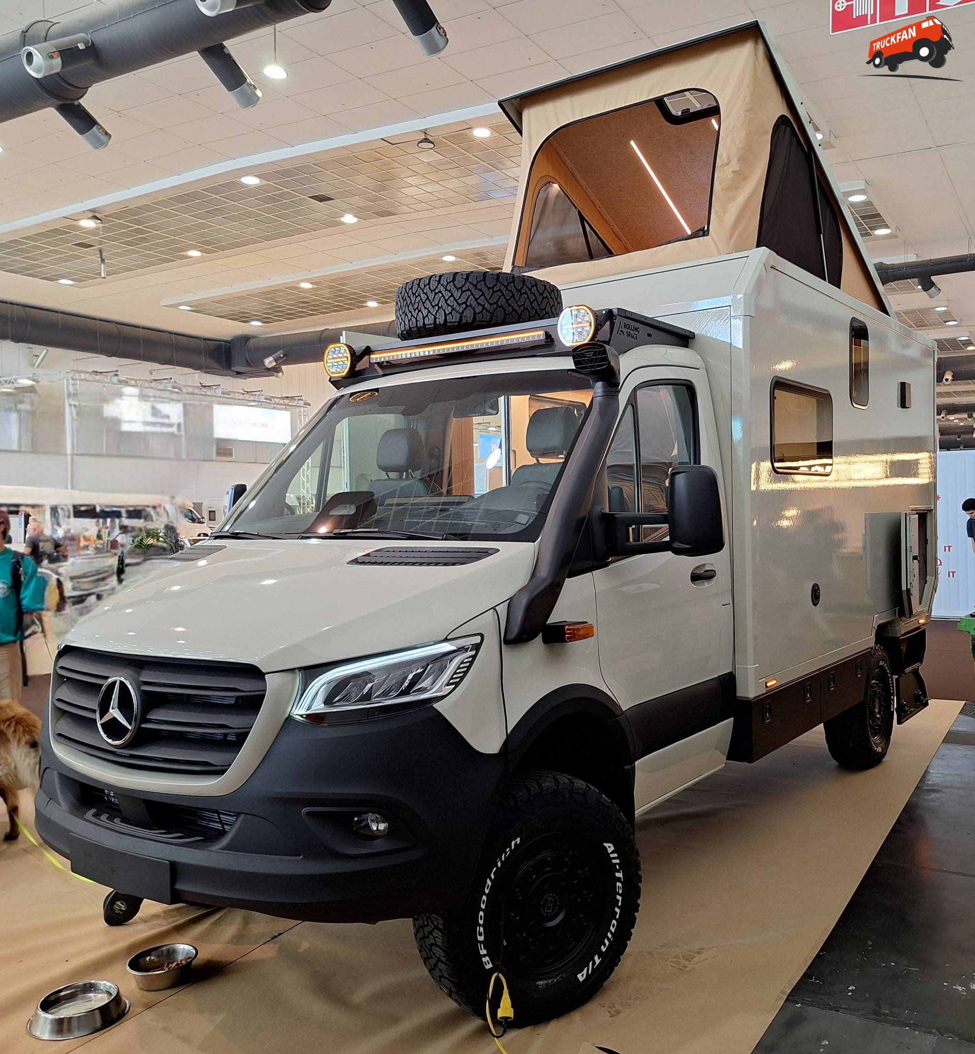 Mercedes-Benz Sprinter 4x4 met camperopbouw
