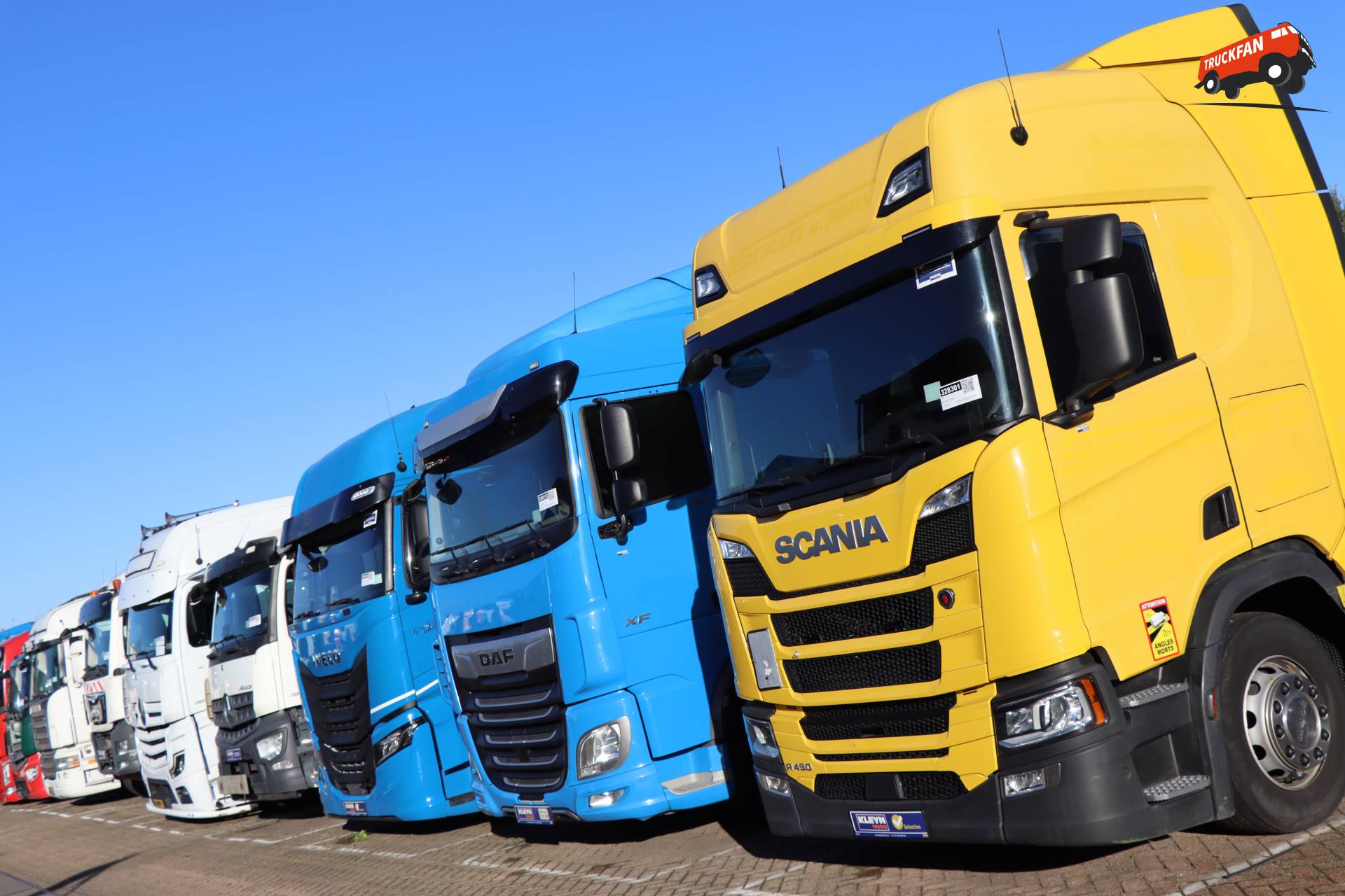 Diverse vrachtwagens in voorraad bij Kleyn Trucks