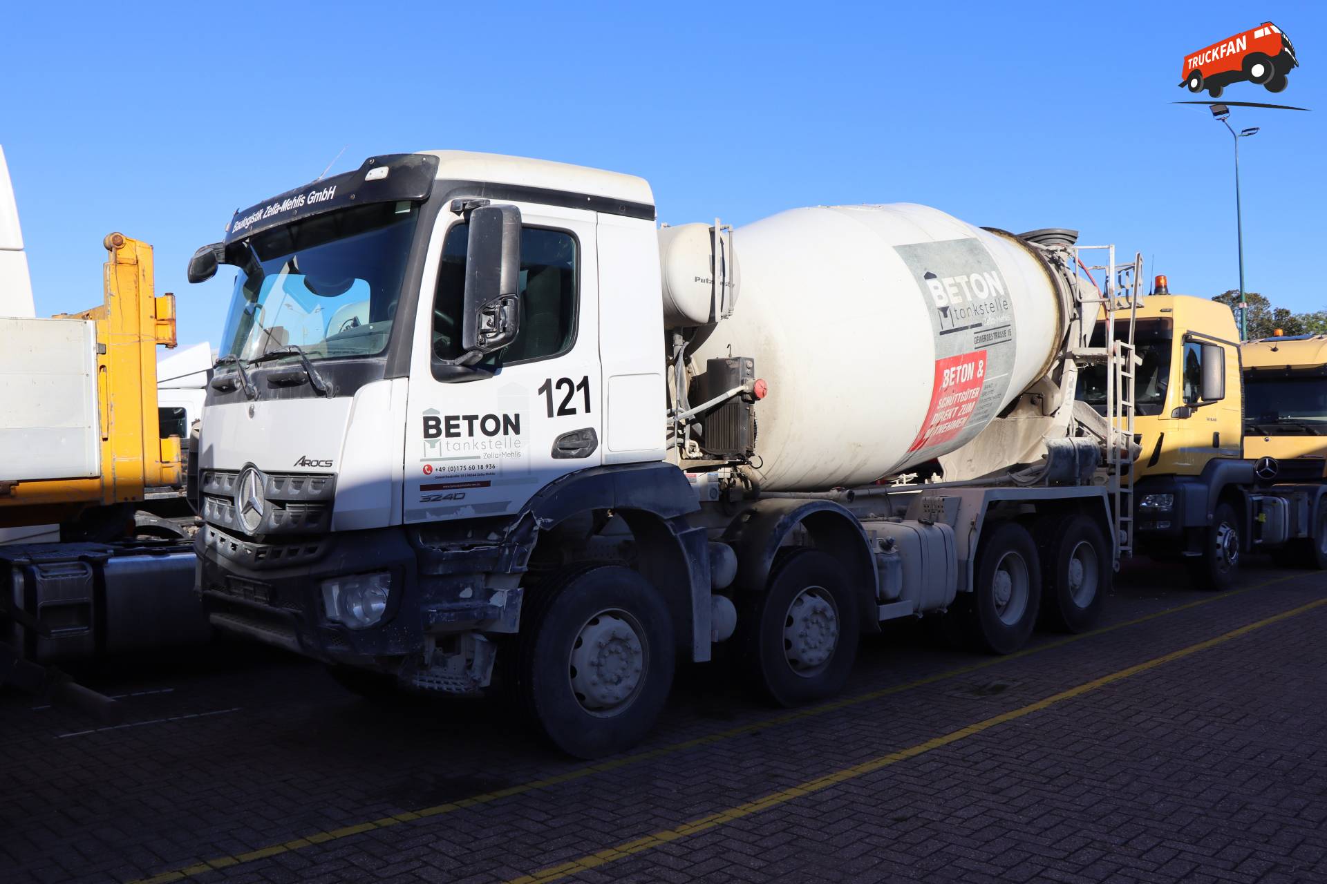 Mercedes-Benz Arocs 3240 met Putzmeister mixer
