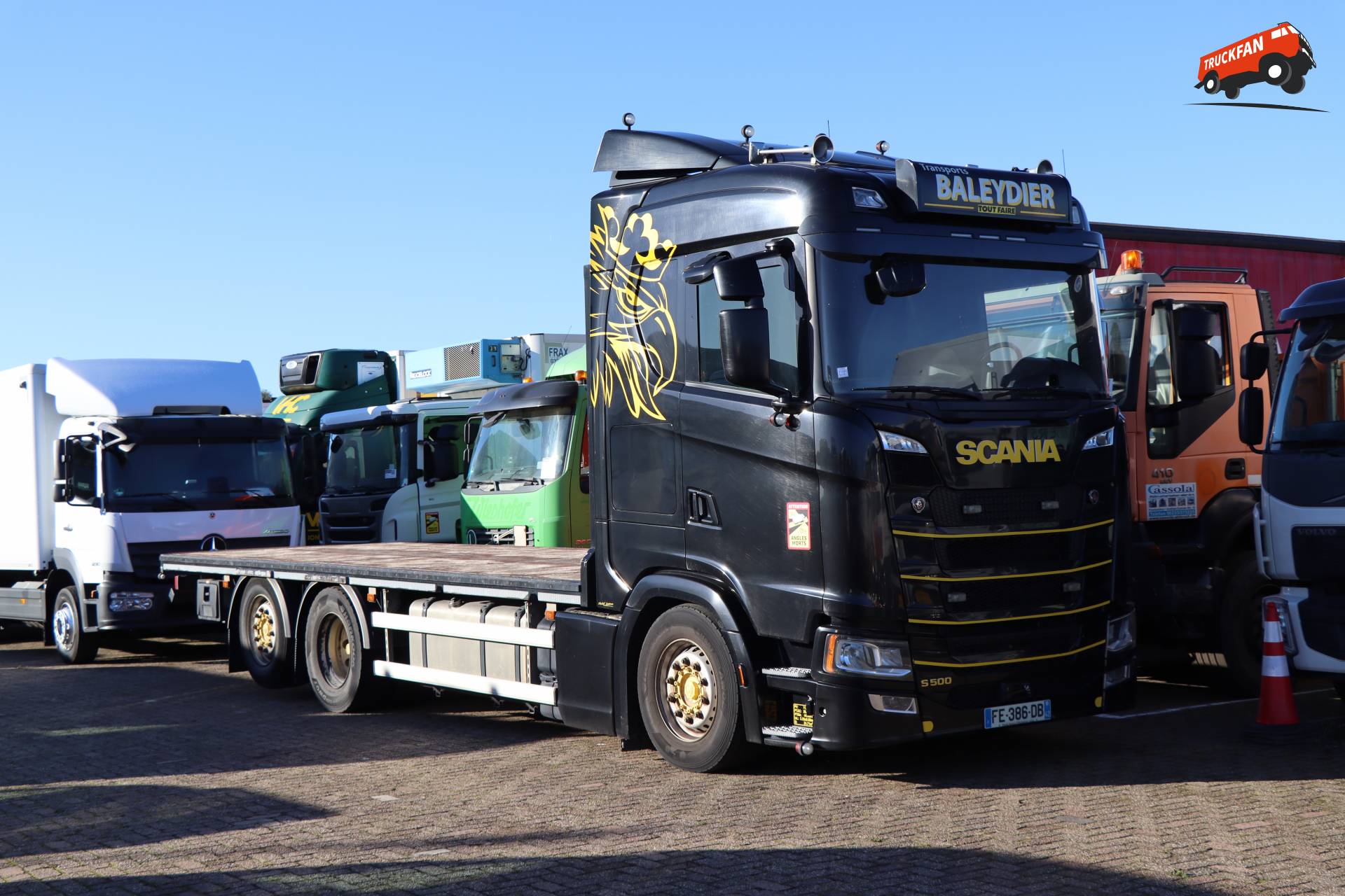 Scania S500 op terrein bij Kleyn Trucks
