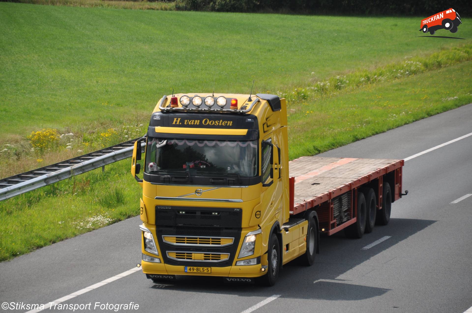 Volvo FH 4e generatie open laadbak vrachtwagen