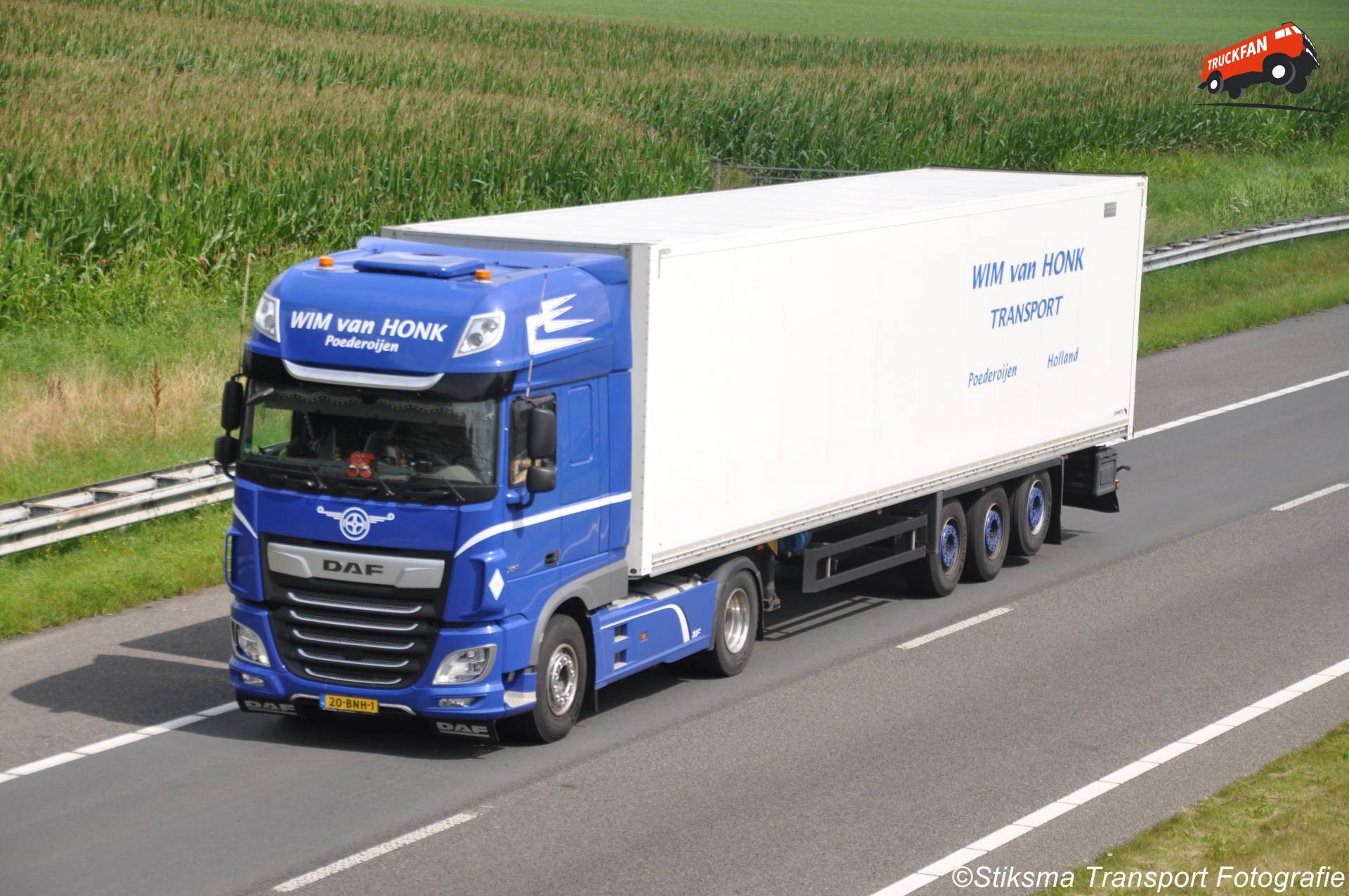 DAF XF Euro 6 vrachtwagen van Wim van Honk