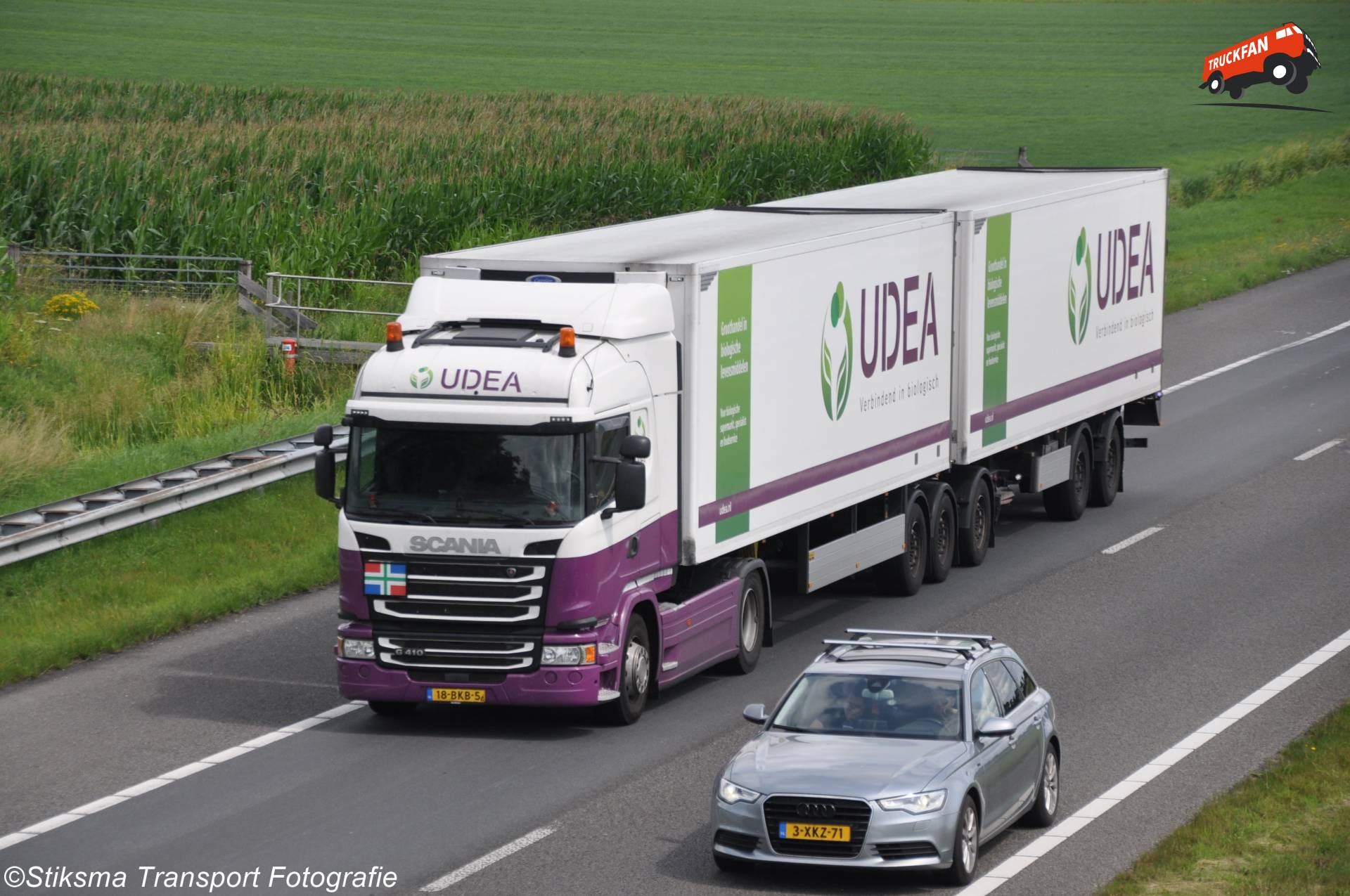 Scania G410 koel/vries transportwagen