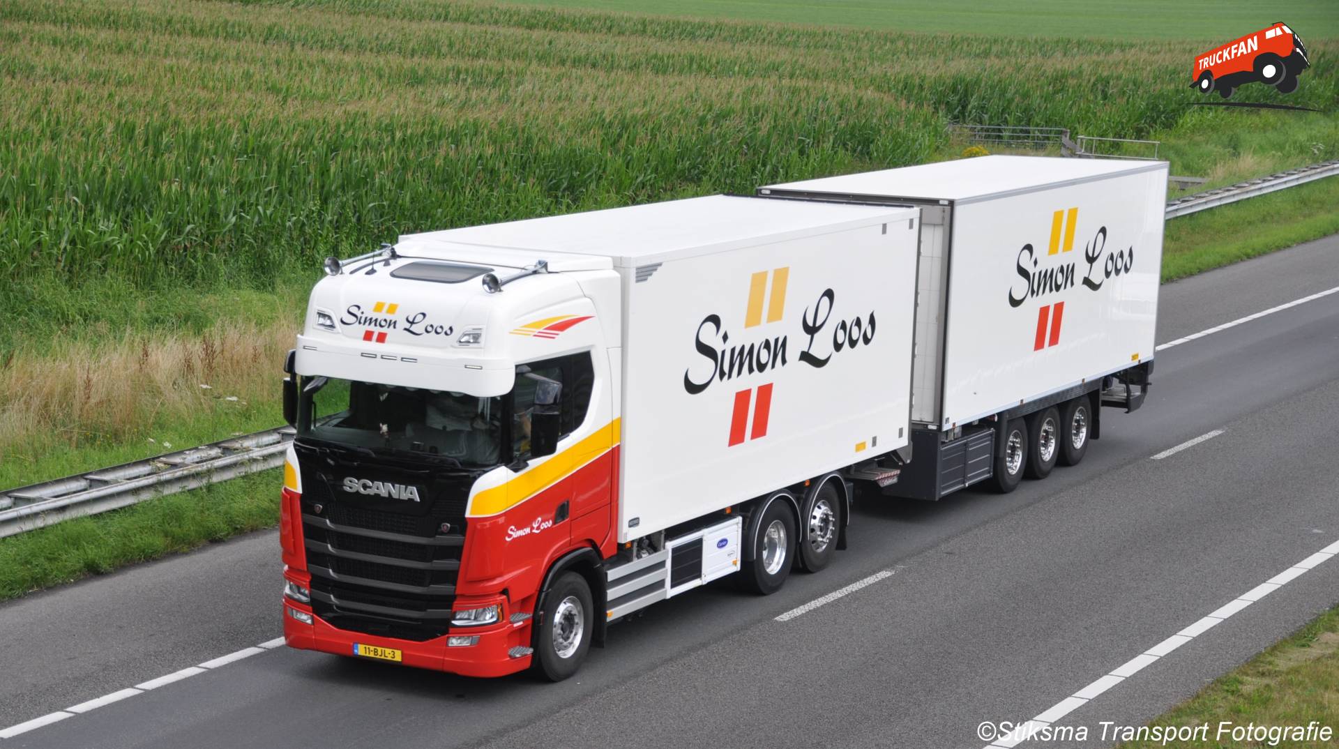 Scania S-serie vrachtwagen van Simon Loos