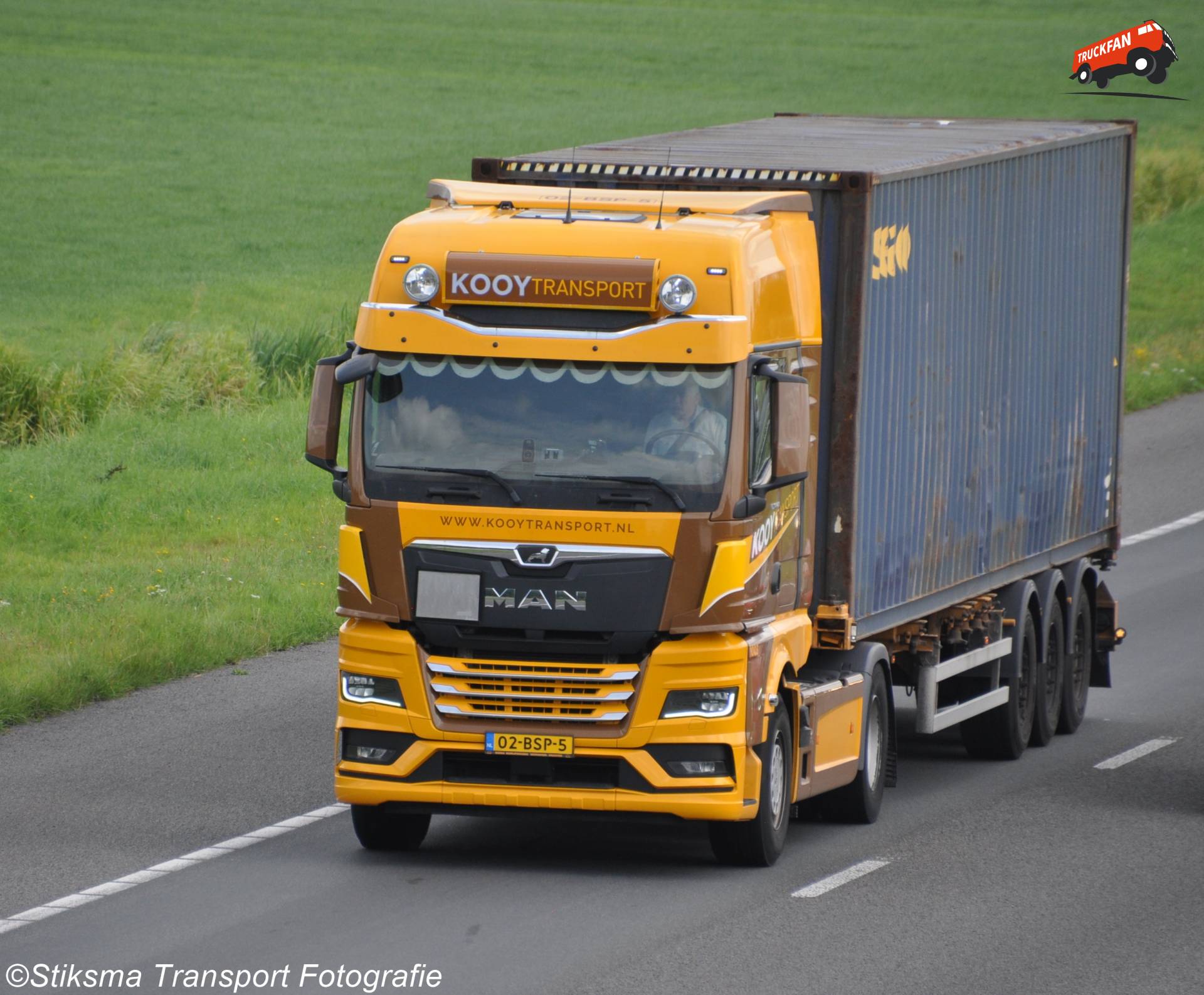 MAN TGX vrachtwagen van Kooy Transport