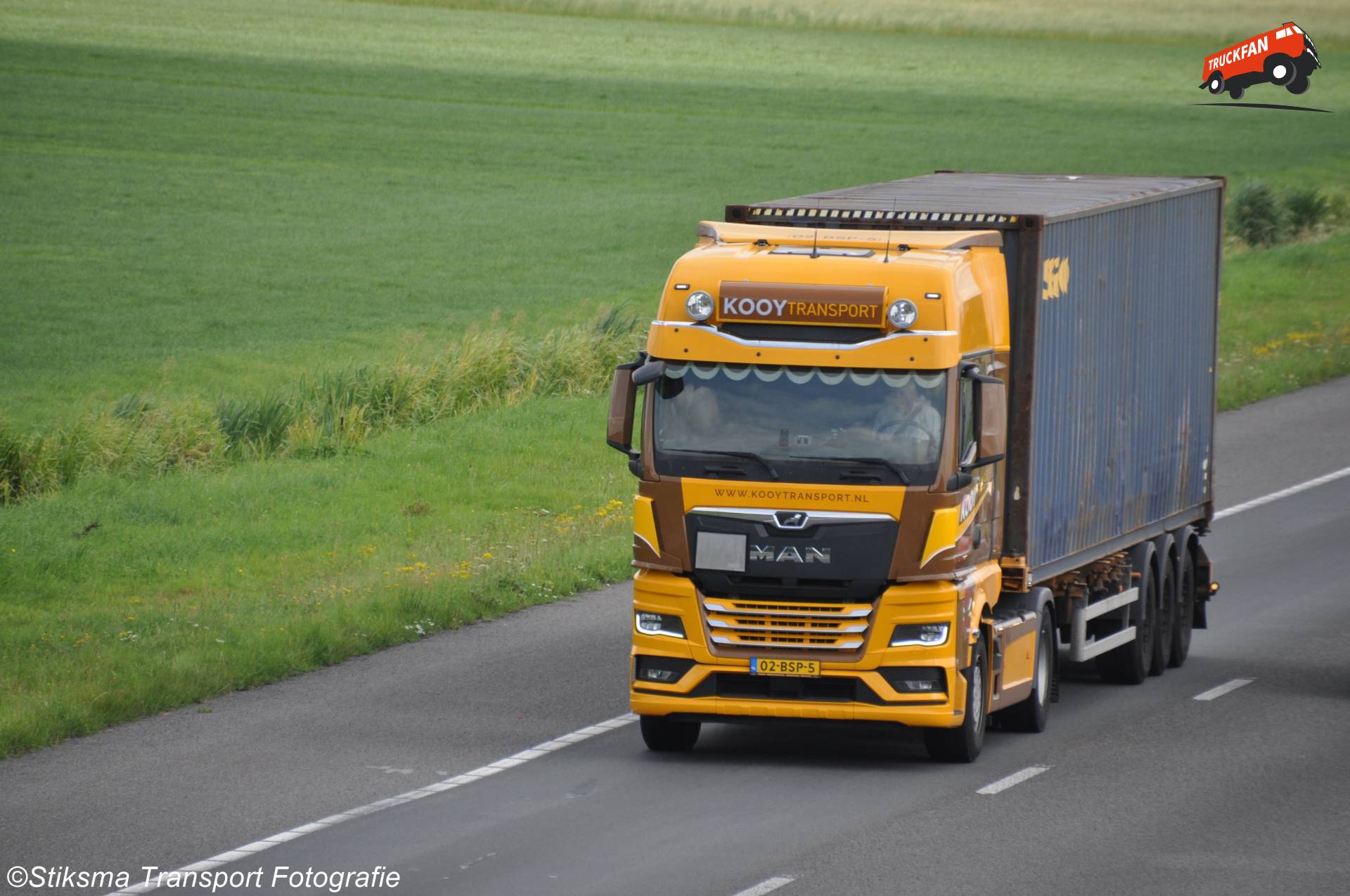 MAN TGX vrachtwagen van Kooy Transport