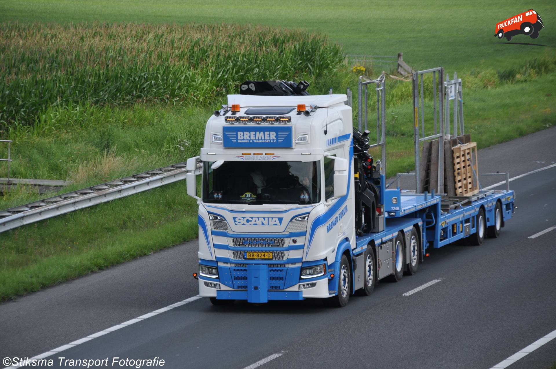 Scania S-serie vrachtwagen van Bremer Transport