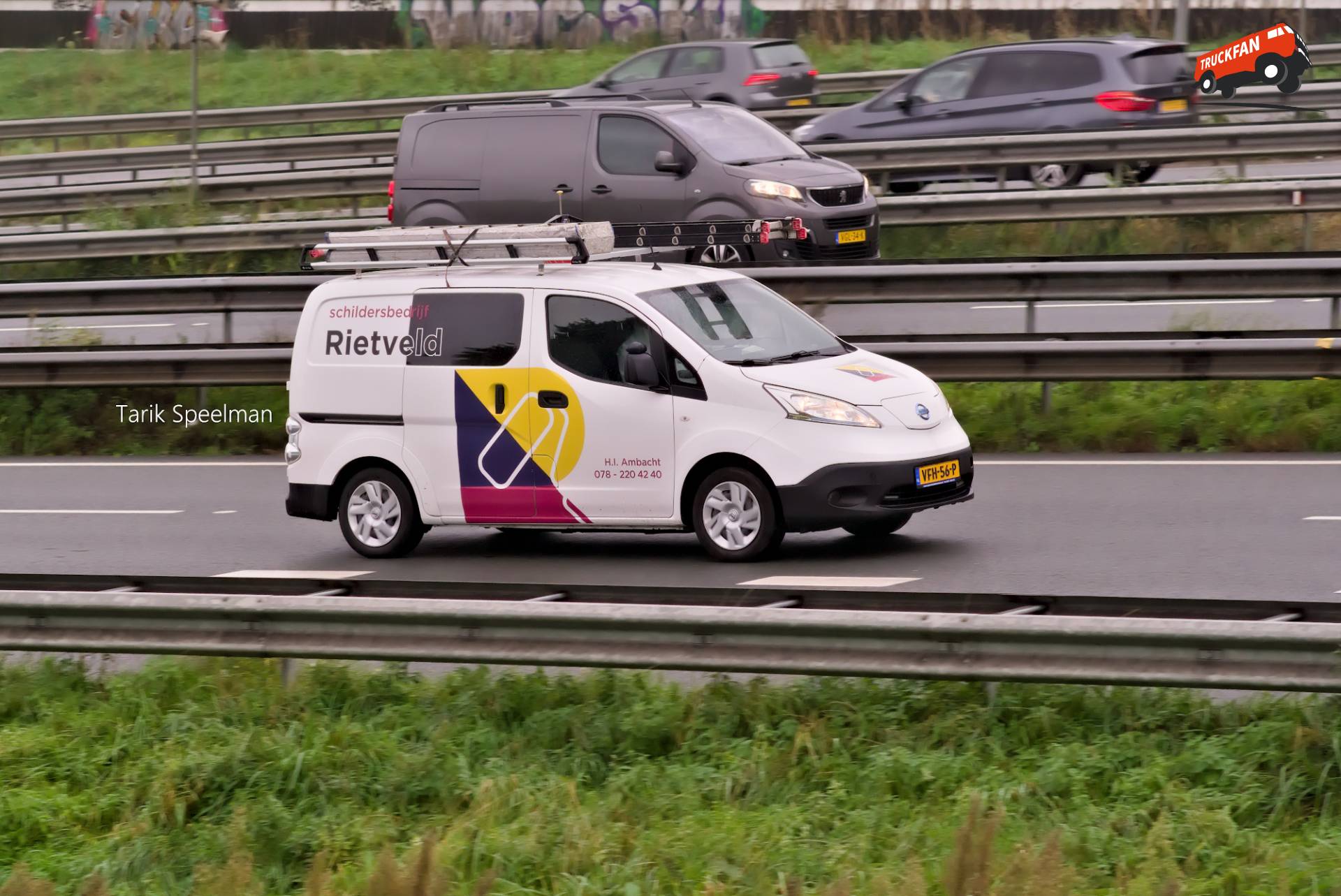 Nissan e-NV200 bestelbus met kenteken VFH-56-P