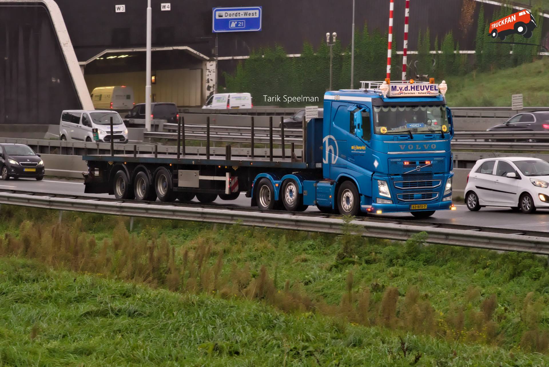 Volvo FH 4th Gen vrachtwagen met kenteken 63-BFX-7