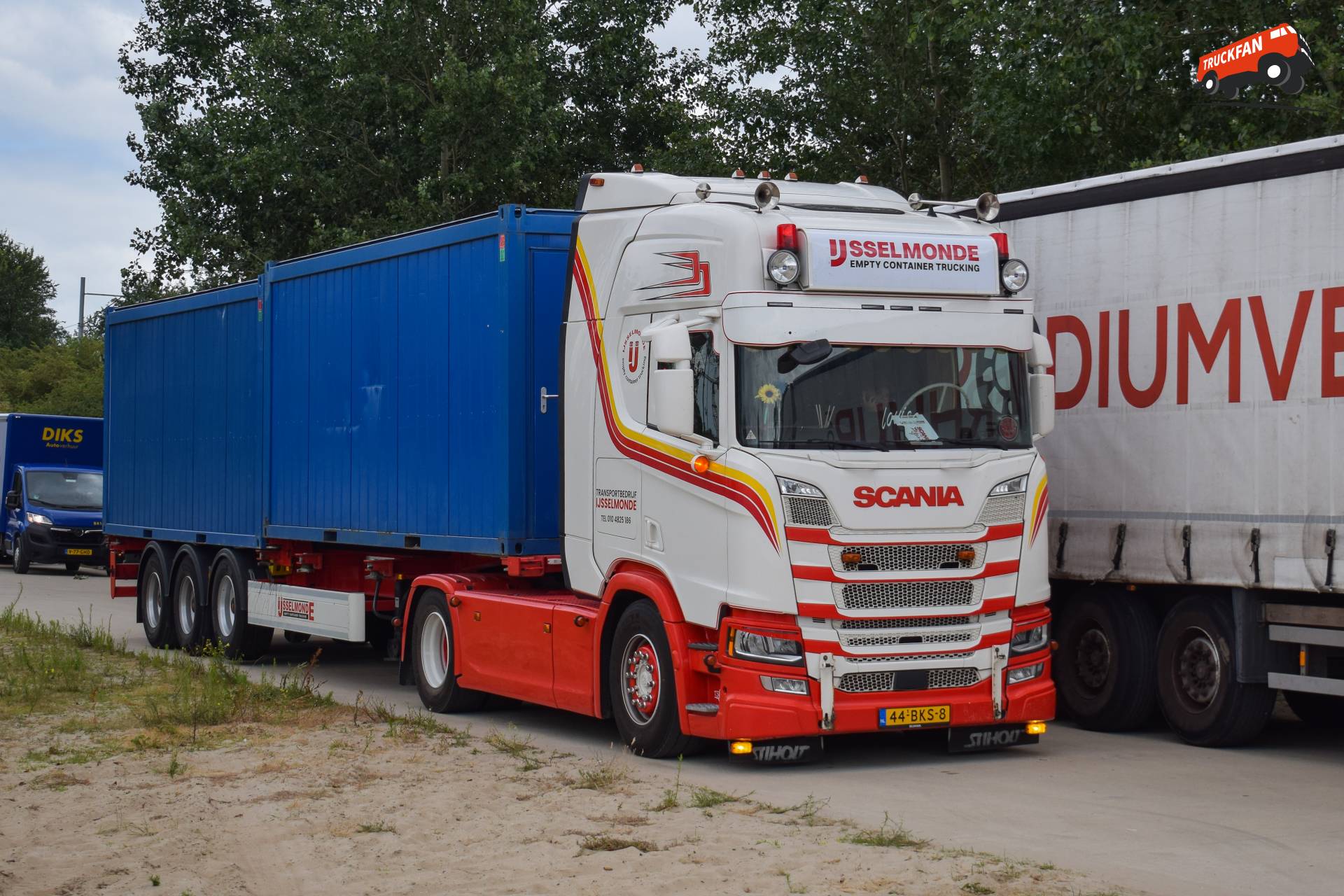 Scania R410NG IJsselmonde Empty Container Trucking